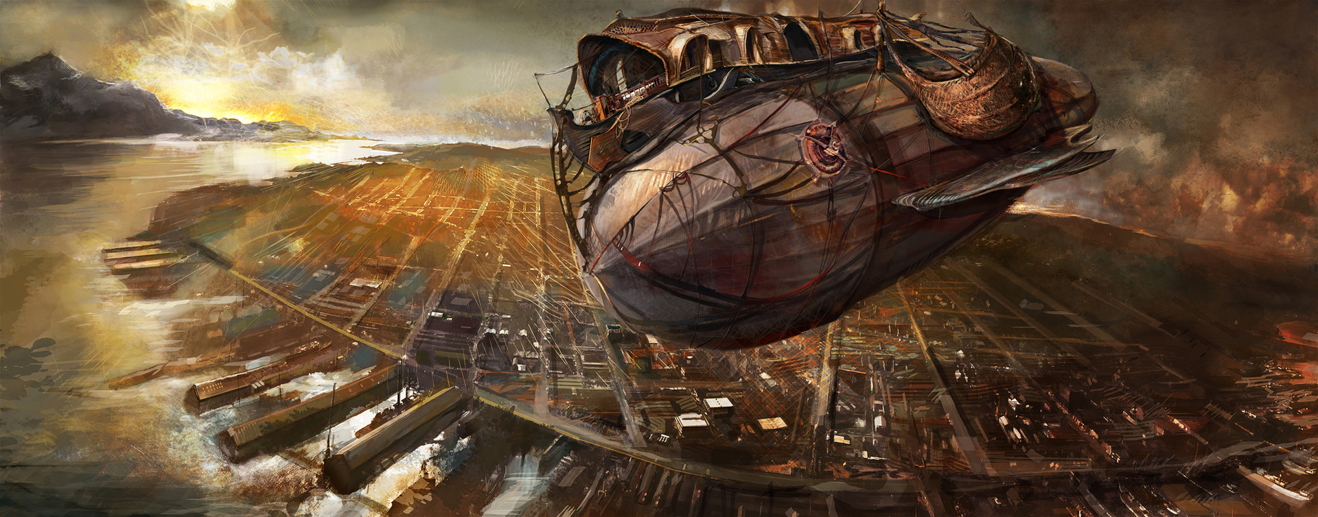 ArtStation - Old dirigible.