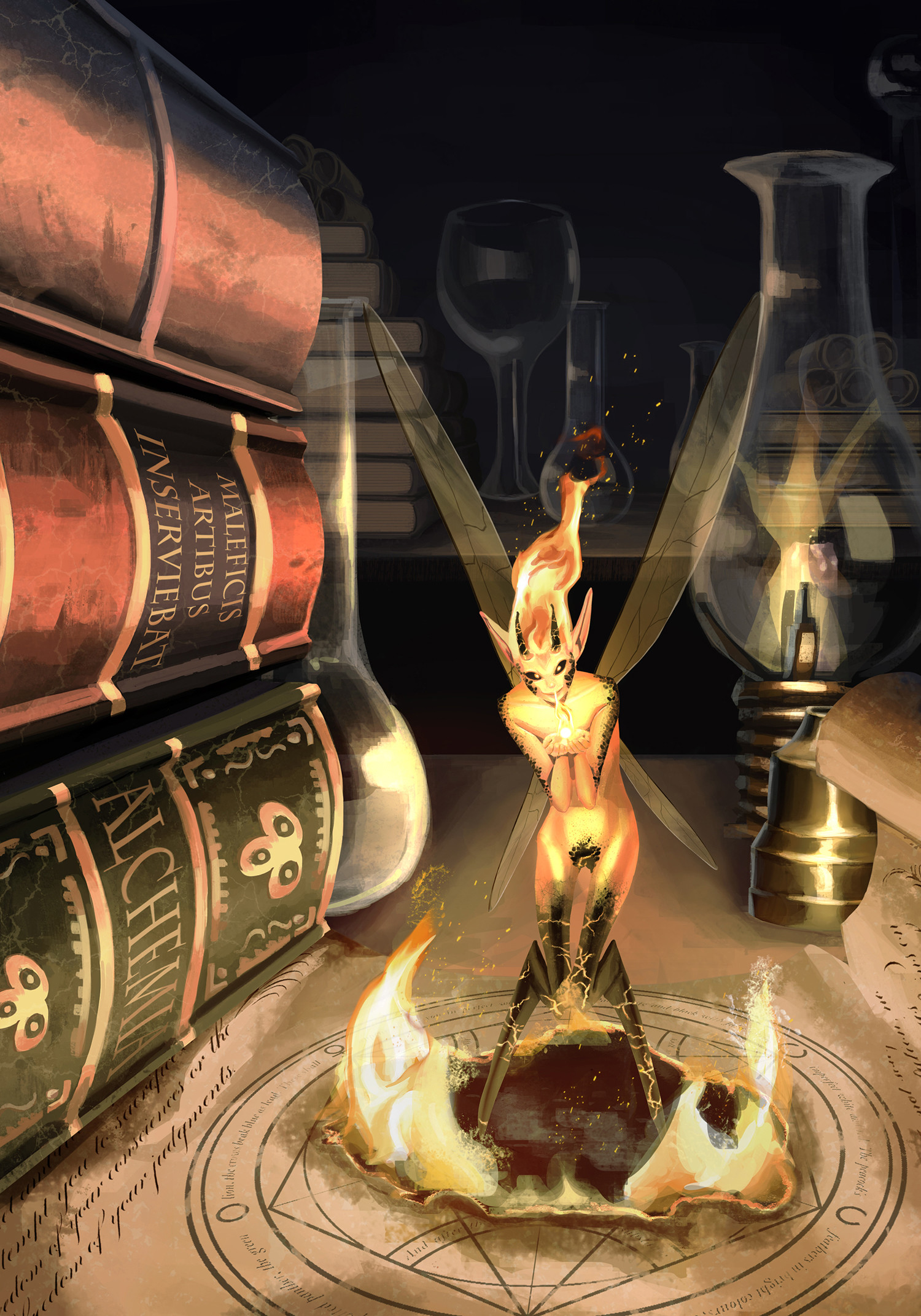 grimgrimoire sprites fire elemental grimgrimoire sprites fire elemental
