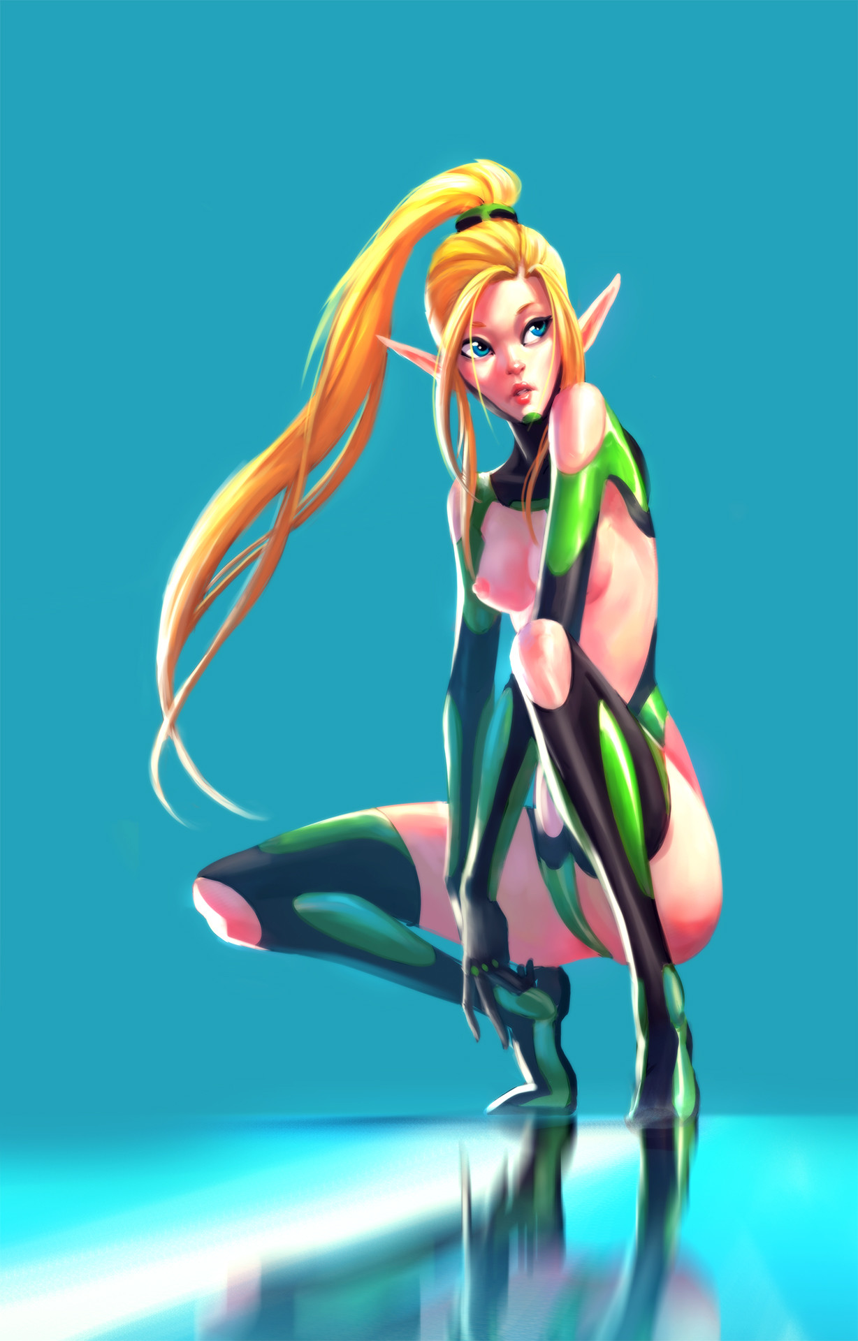 Sexy Elf Drawing