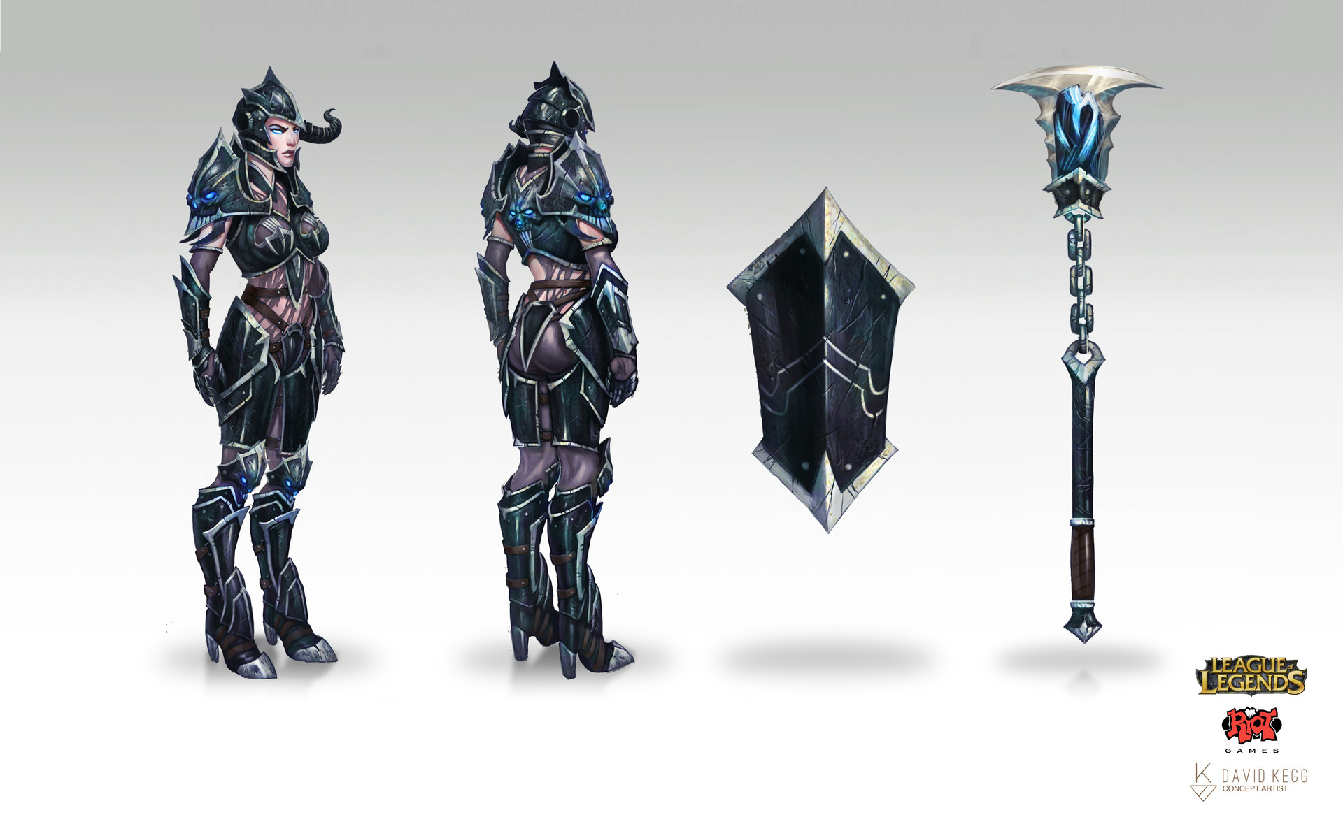 David Kegg - Concept Artist and Illustrator - League of Legends: Darkrider Sejuani...