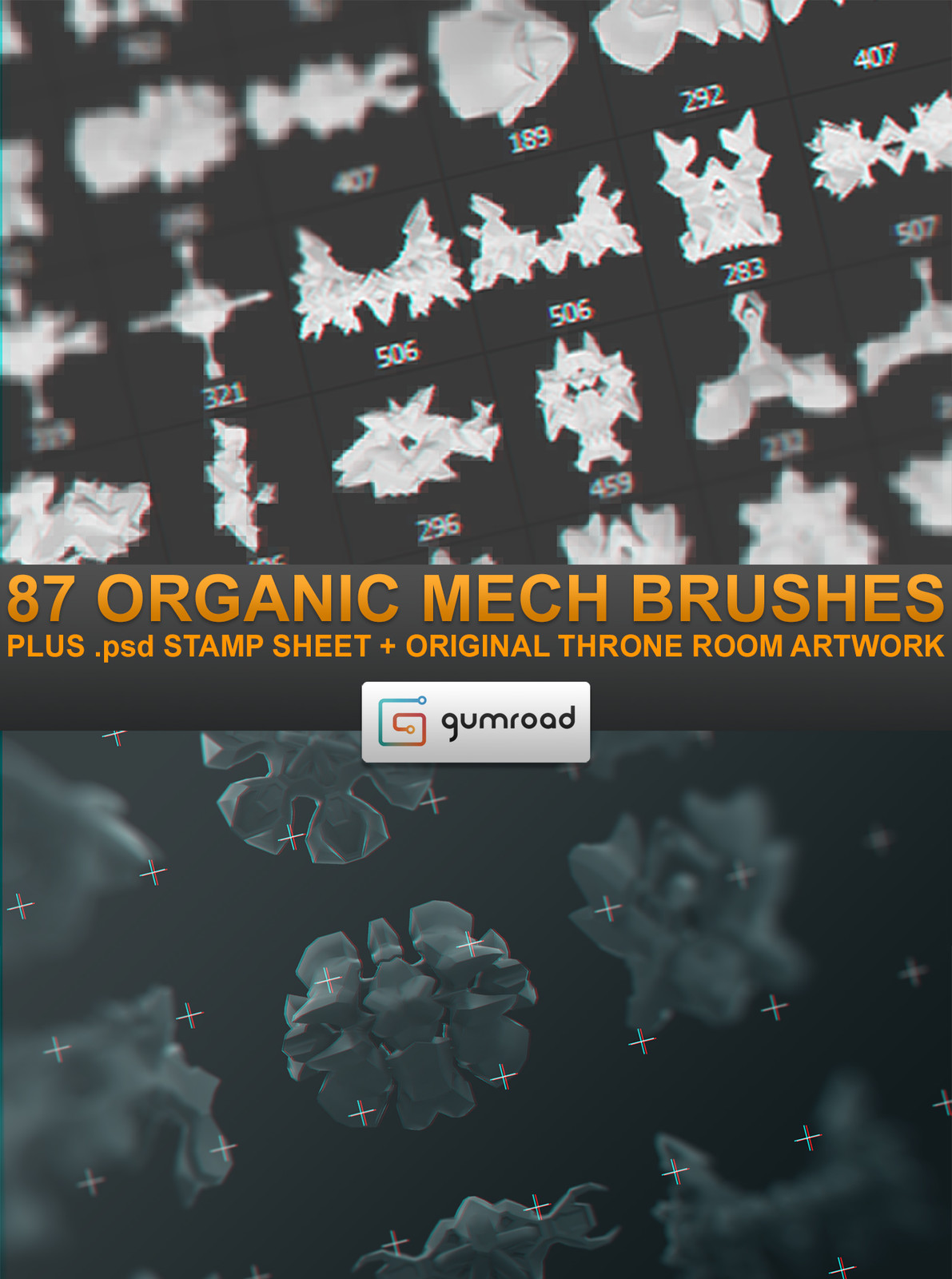 87 Organic Mech Brushes
