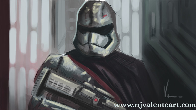 Captain Phasma Star Wars The Force Awakens speed paint