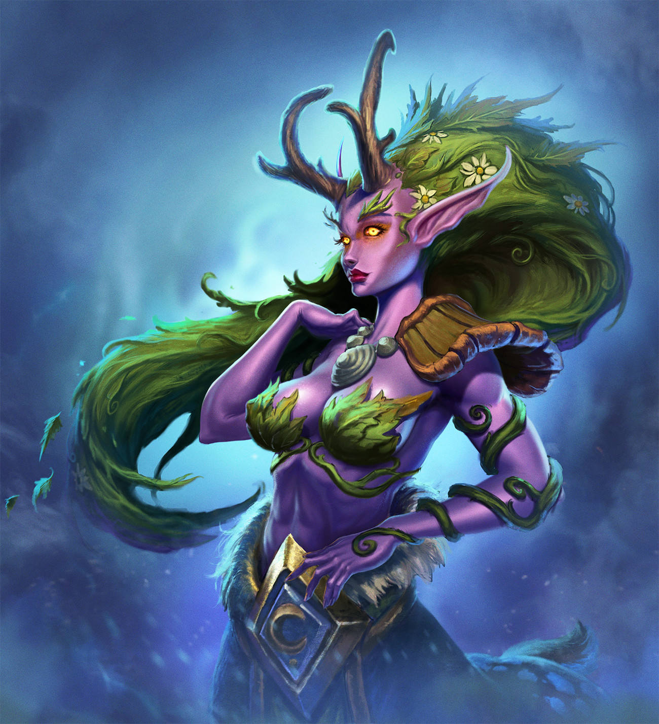photo Lunara Fan Art artstation lunara konstantin gerasimov