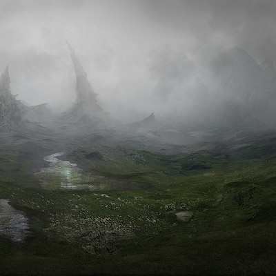 Felipe pesantez landscape ruins matte painting by fpesantez d9d2r48