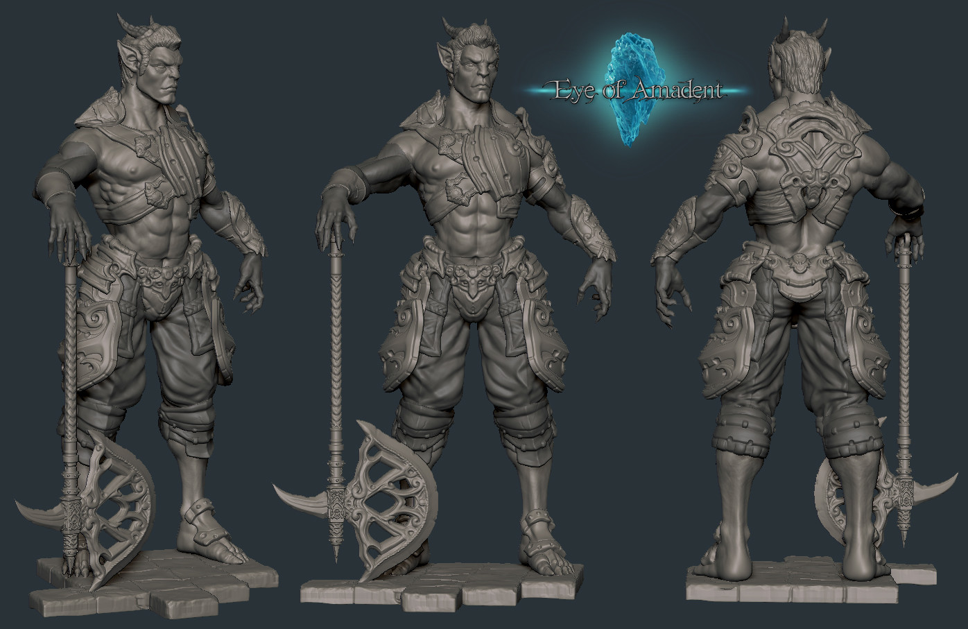 Artstation Fantasy Character 3d Print Silvanus Alwin