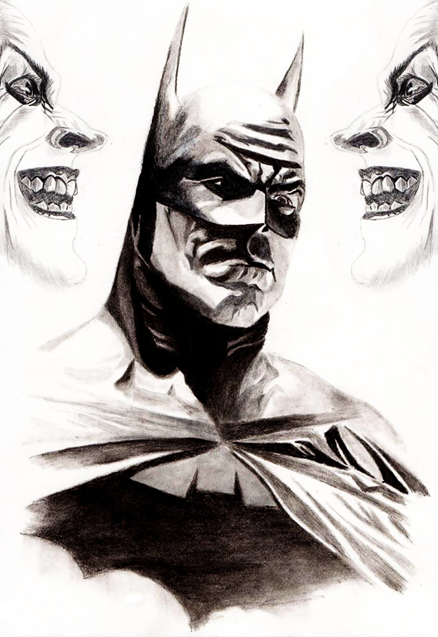 trust's art - Batman copy from a drawing of alex ross