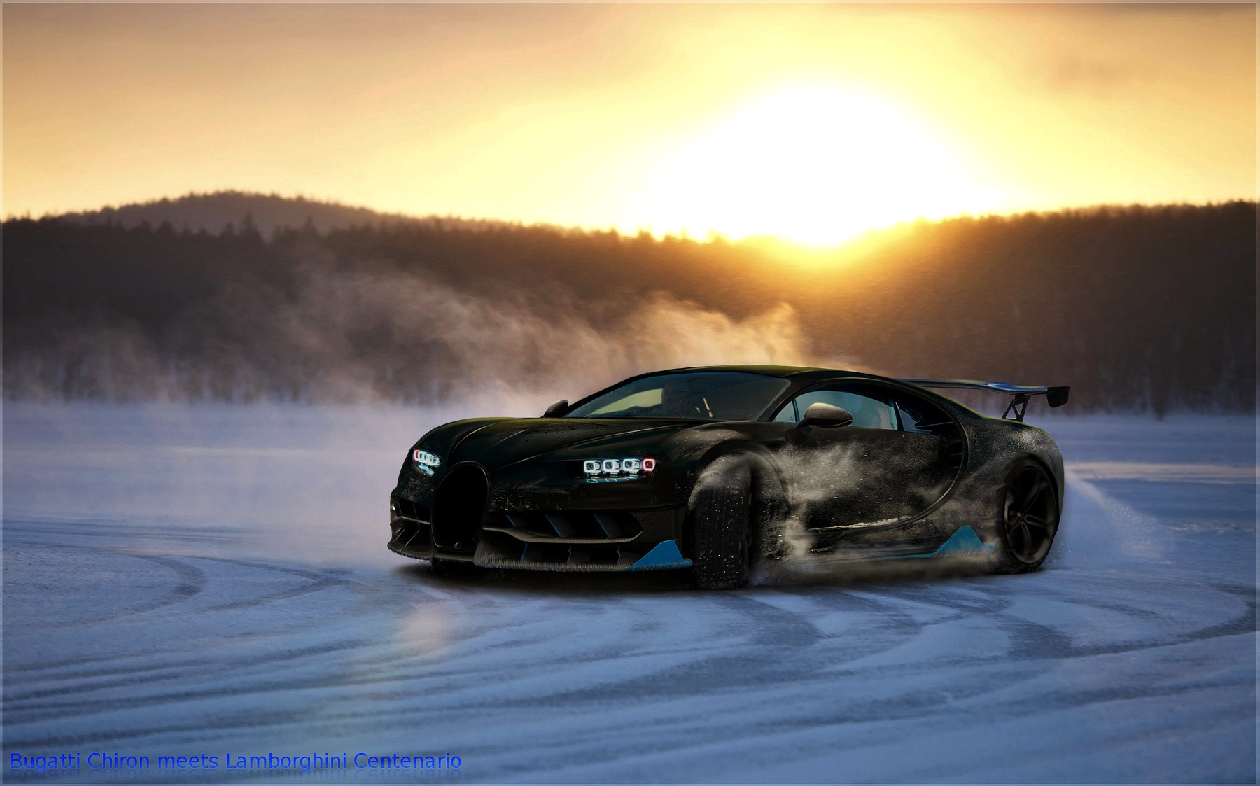 Bugatti Chiron Drift
