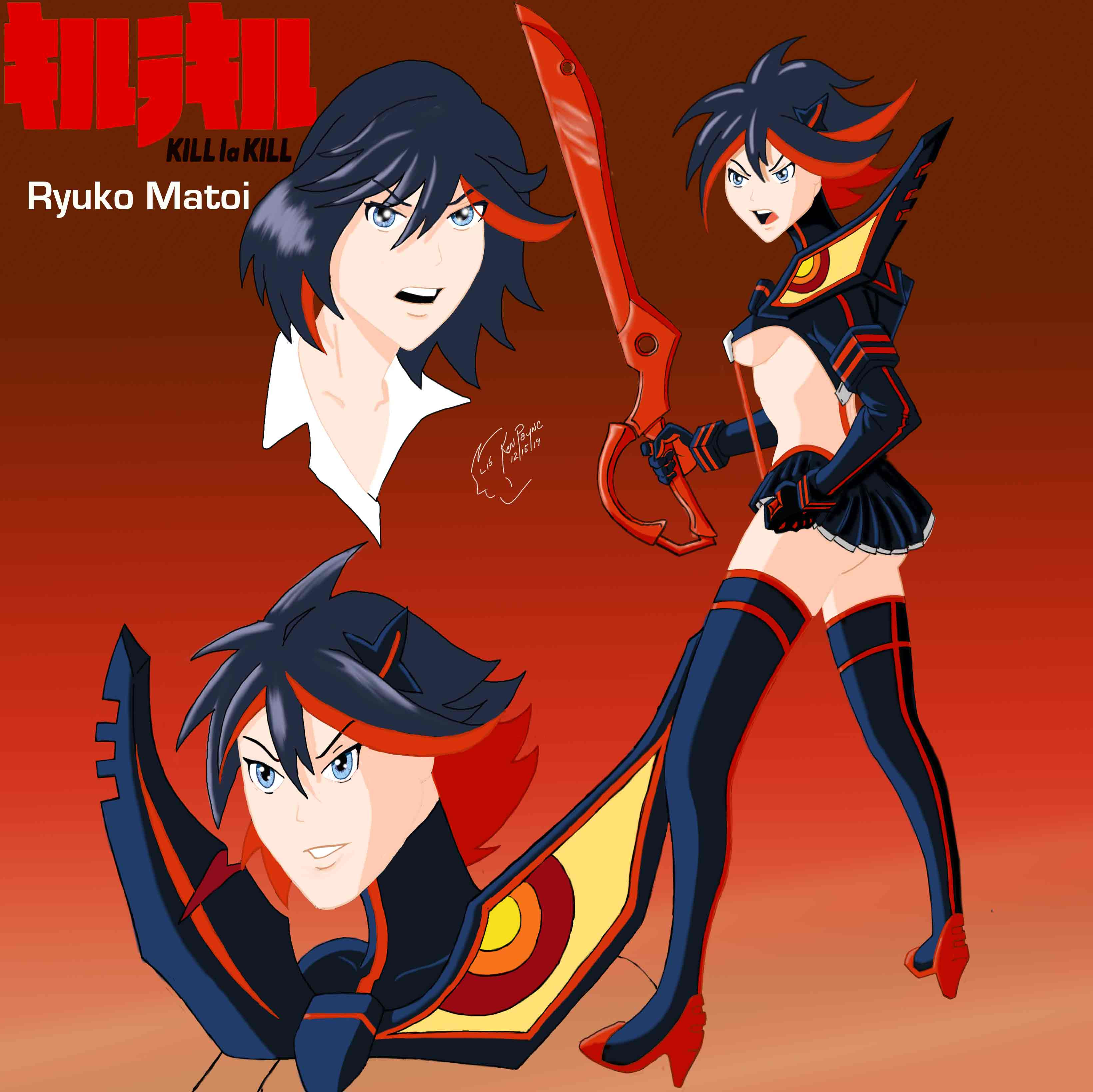 pics Ryuko Matoi Artstation artstation ryuko matoi kenneth payne