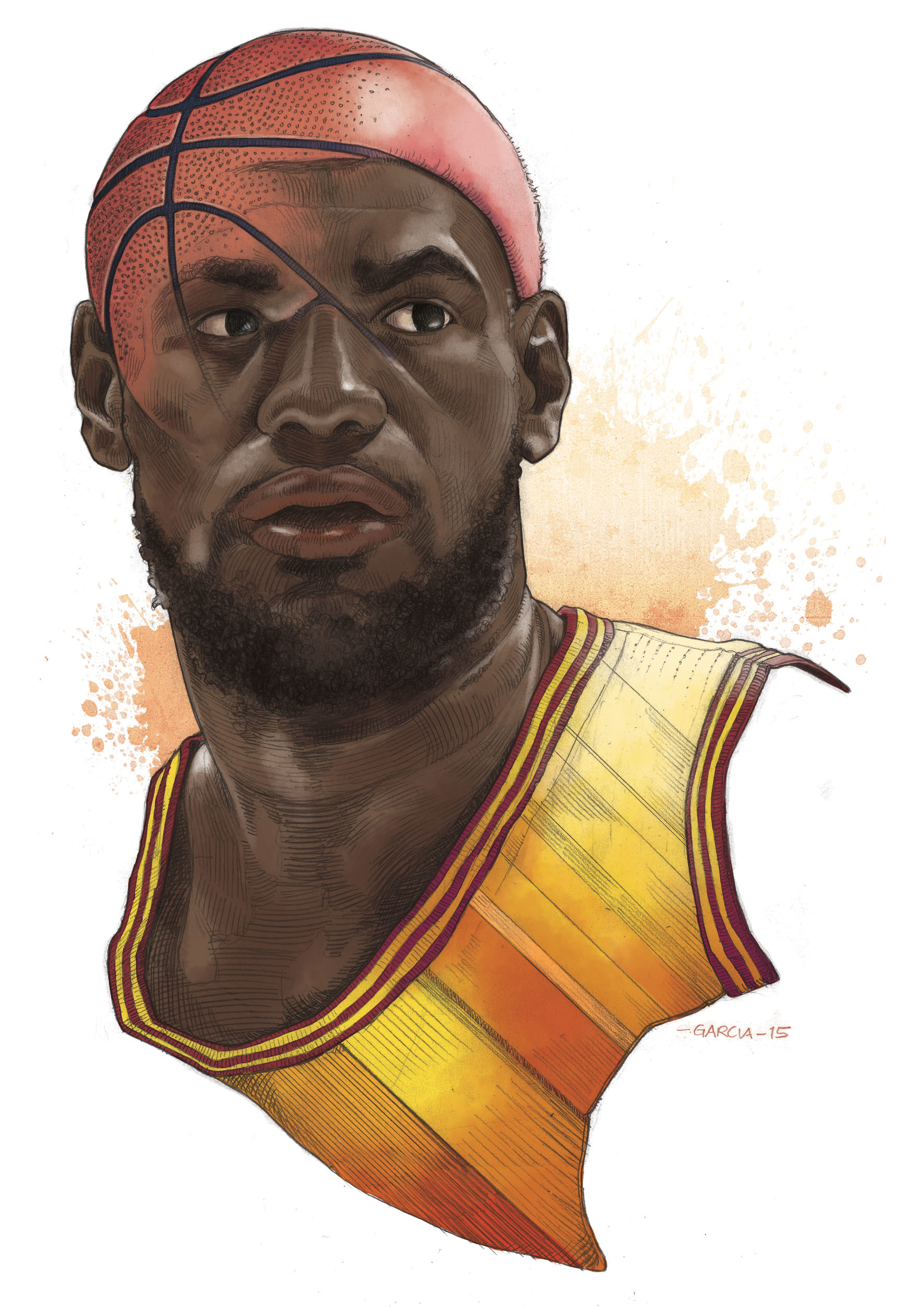 NBA Леброн Джеймс арт