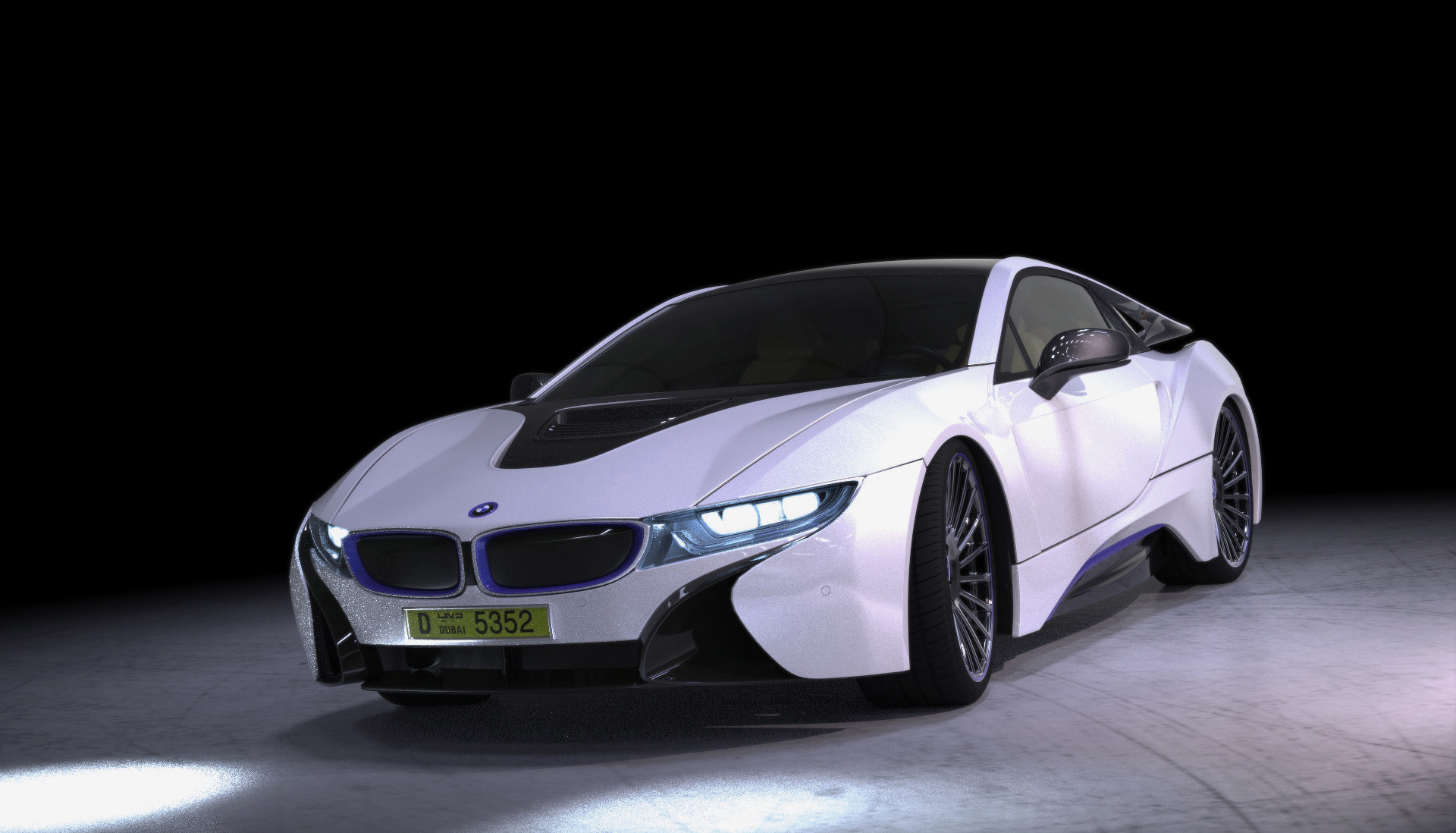 Rodolfo Carrasco - BMW I8 rendering