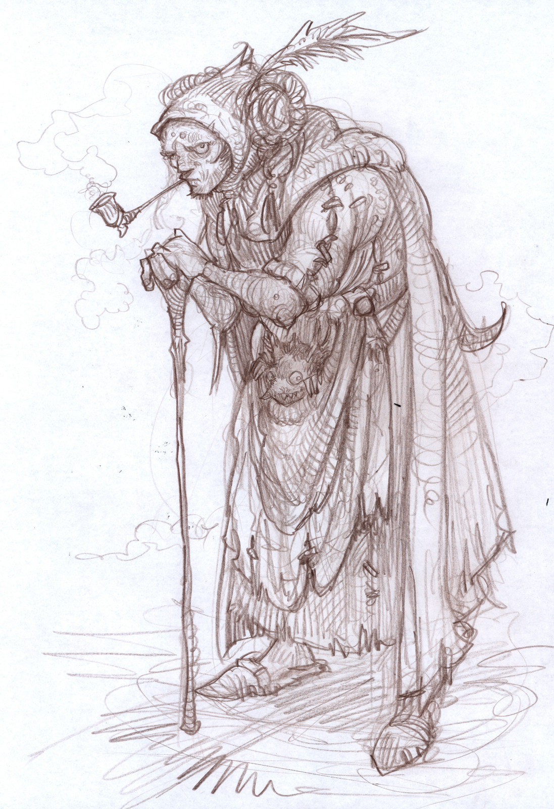 Artstation Old Woman With Pouch Gobbit Mike Mccarthy Women are beautiful and intelligent creatures.