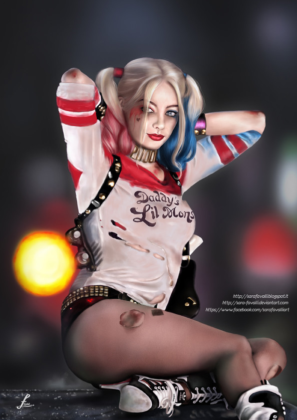 Harley Quinn Suicide Squad pin up.