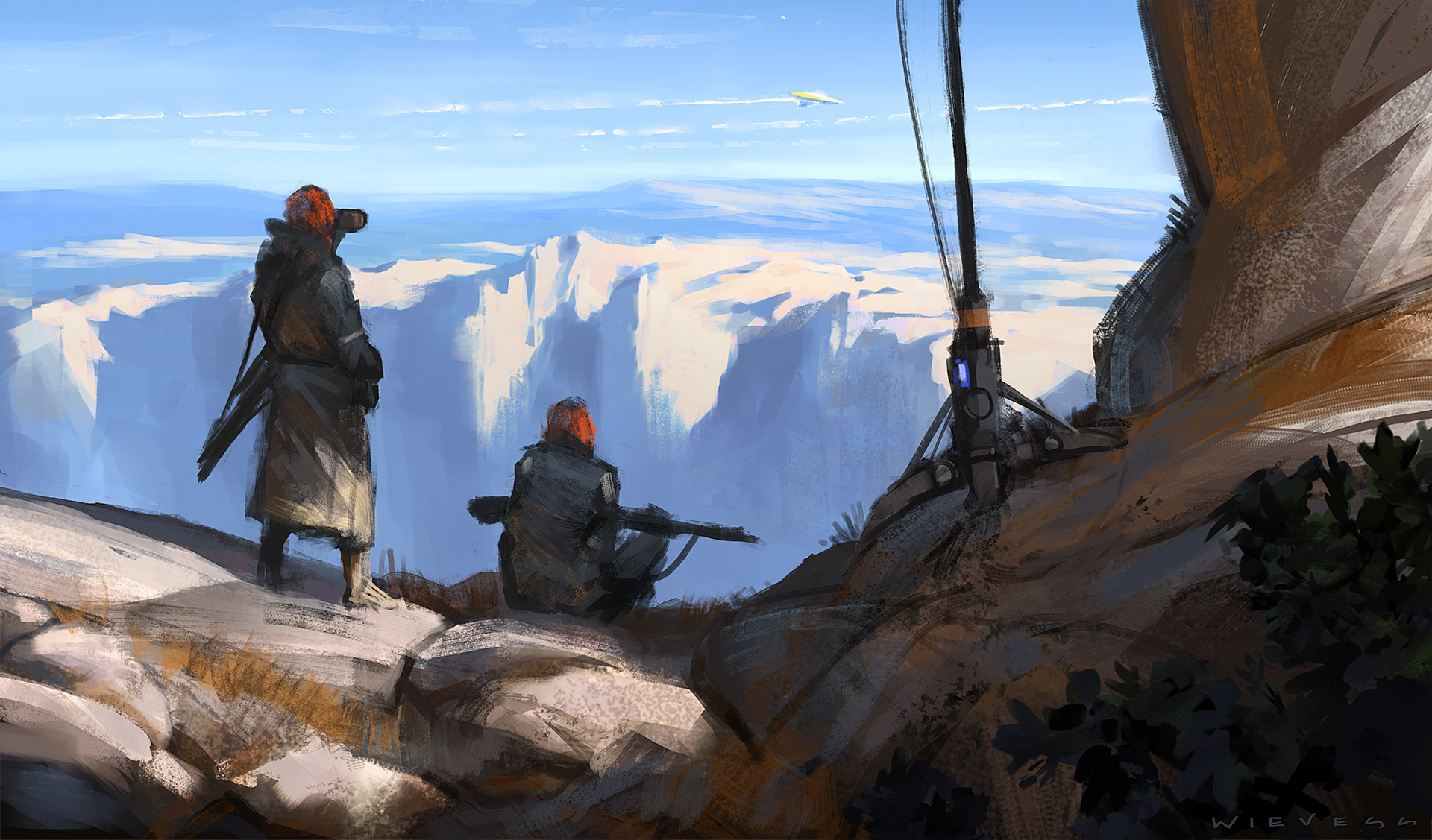 концепт художник учиться