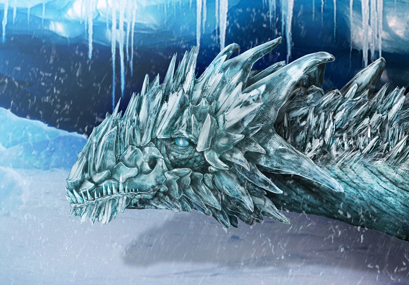 Ледяное крыло купить. Дракон ледяной (Draco occidentalis maritimus). Айс дракон мм2. Ледяной дракон варзон. Ледяной дракон арт.