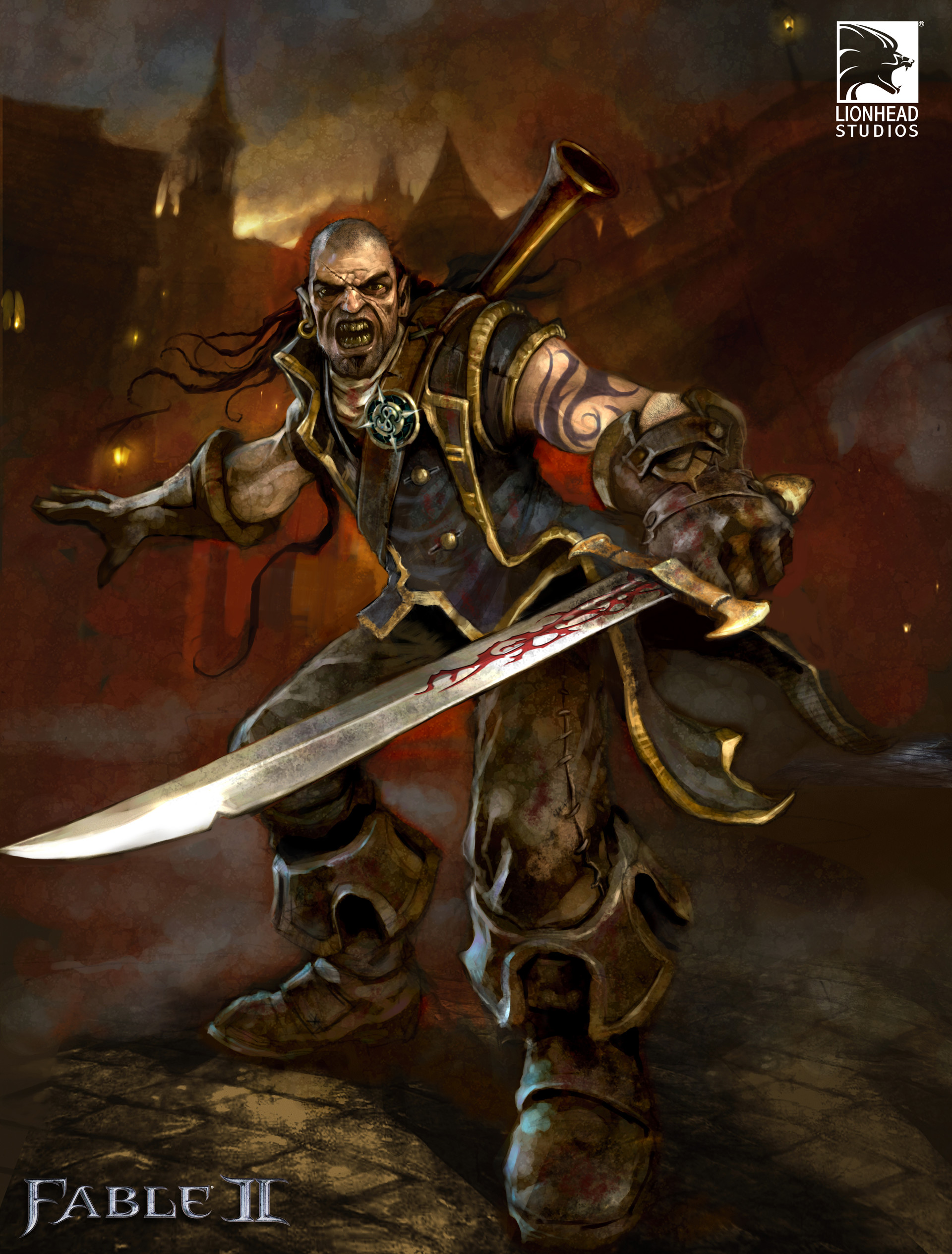 ArtStation - Evil Hero -Fable 2 OXM Magazine cover