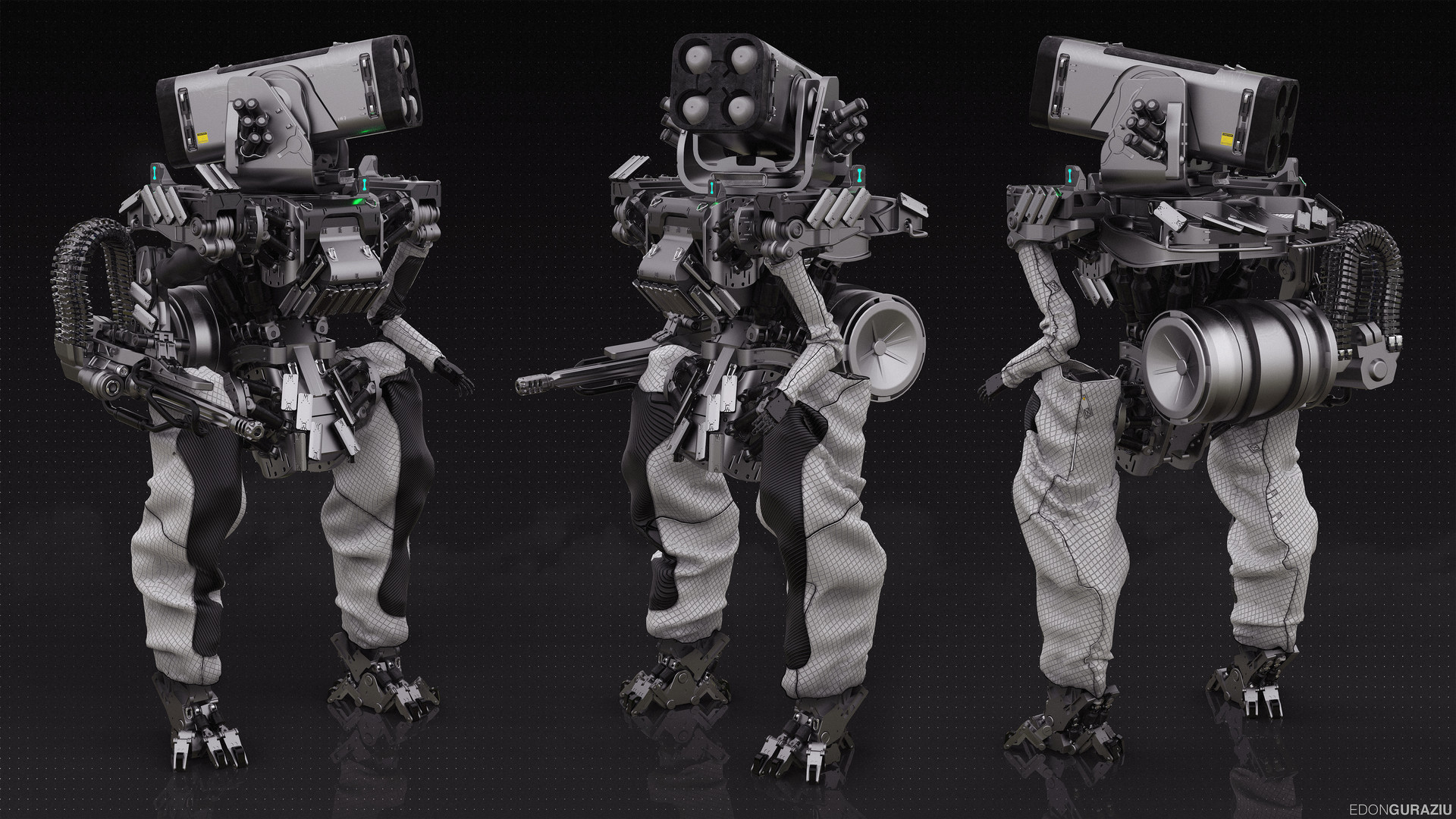Some more renders of my mech. 