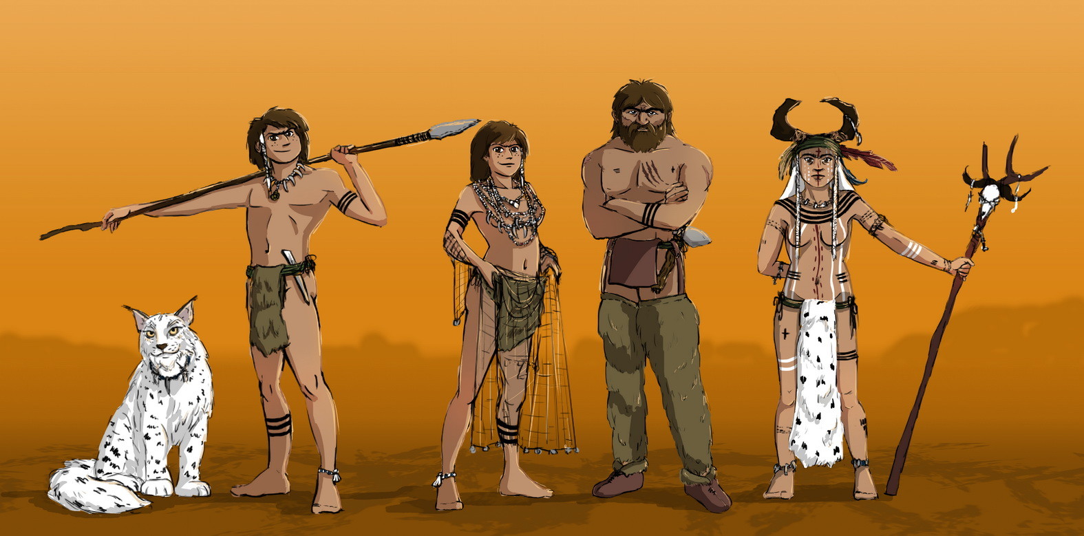 Cristina Prados Garcia 15 Cartoon Cavemen Family Cristina Prados Garcia 15 Cartoon Cavemen Family