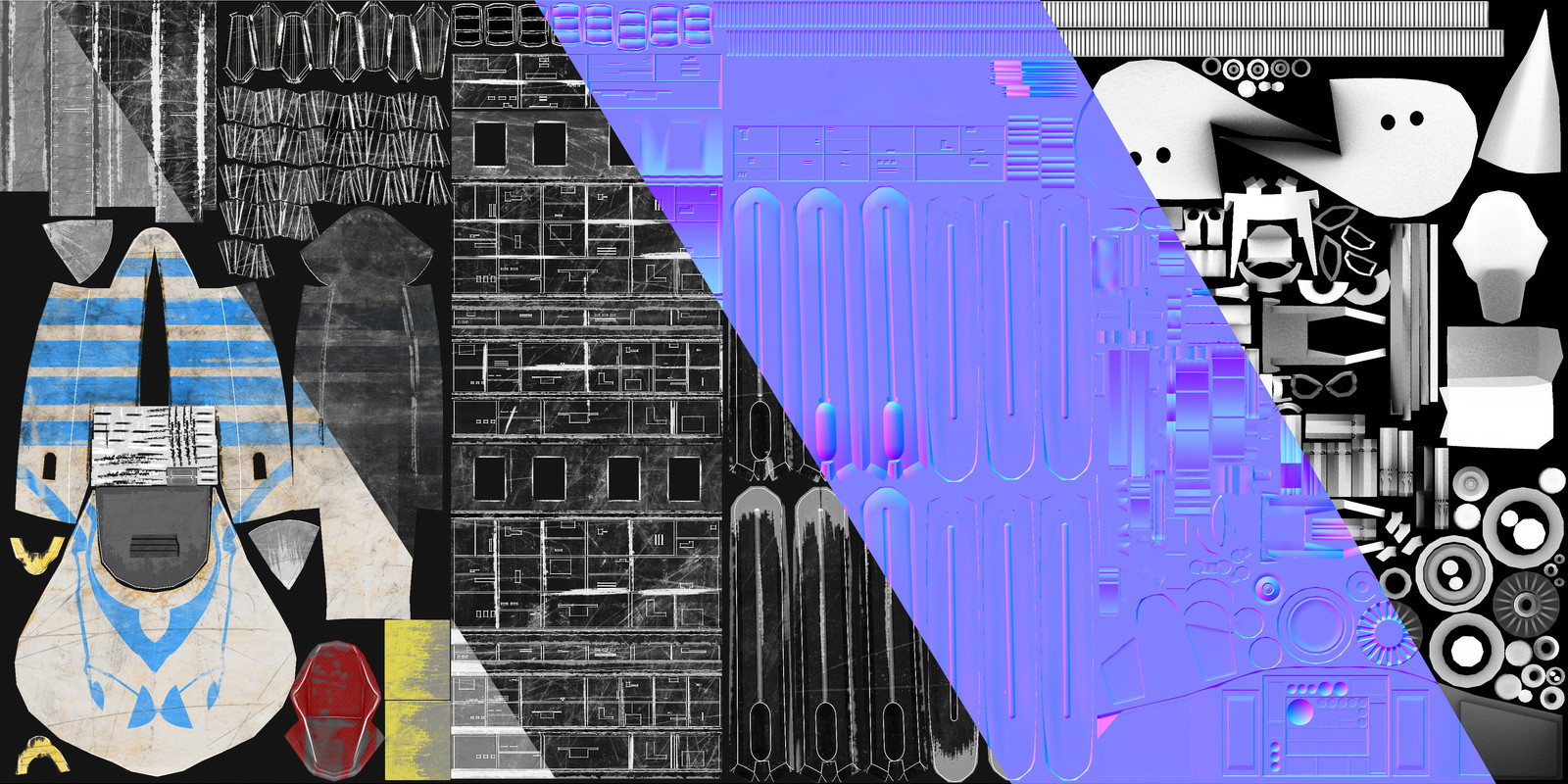 2048*4096 texture maps