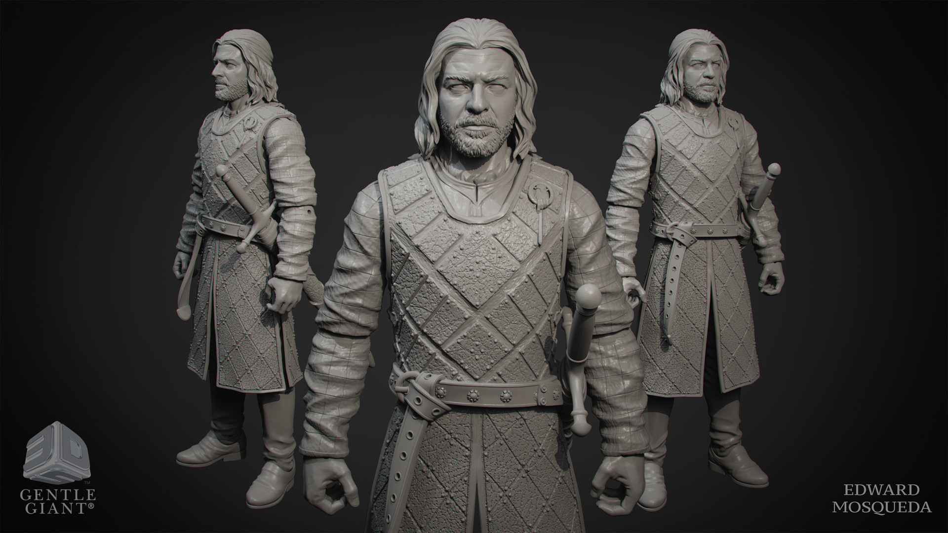 Artstation Ned Stark Game Of Thrones Action Figure