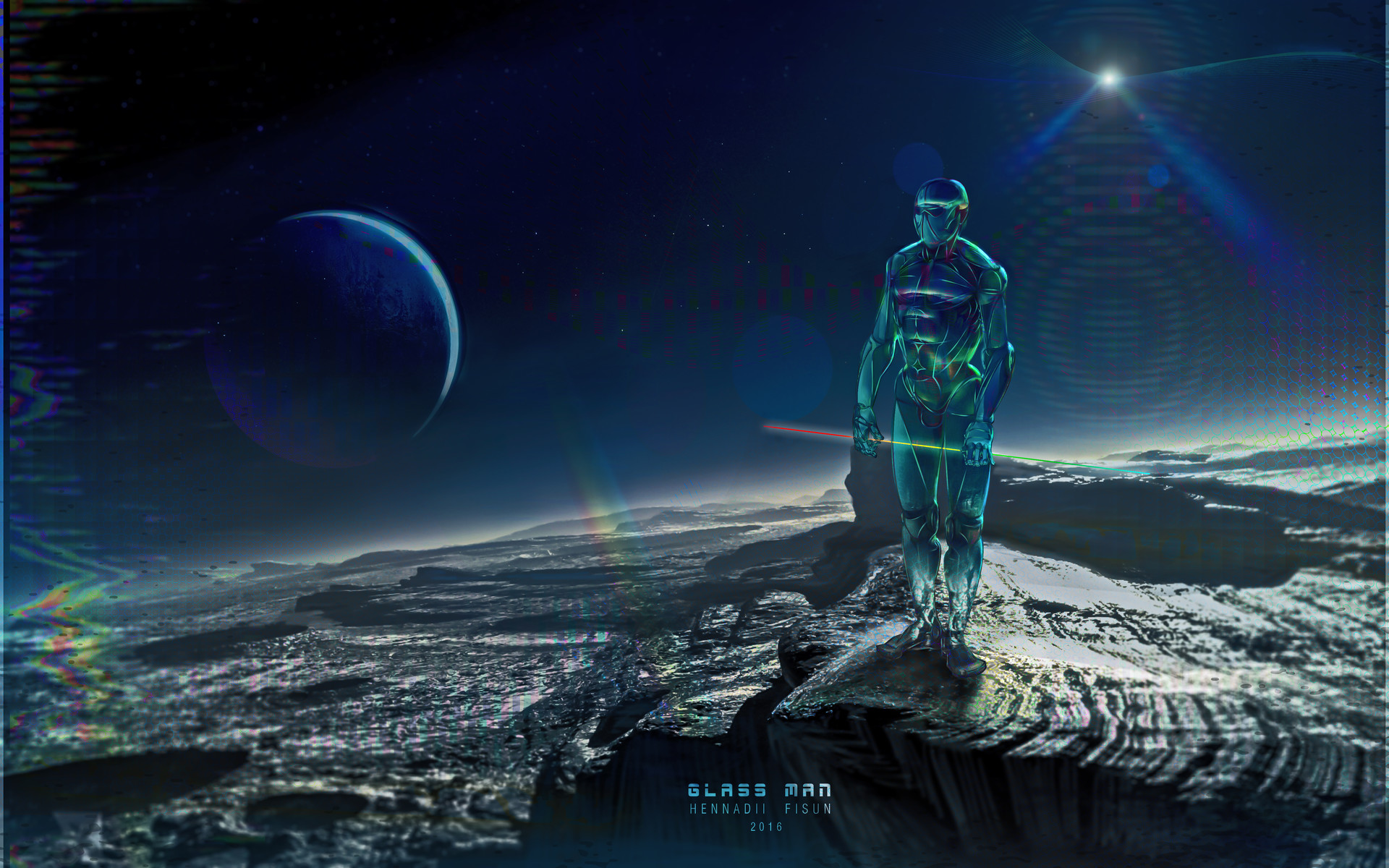 ArtStation Glass man