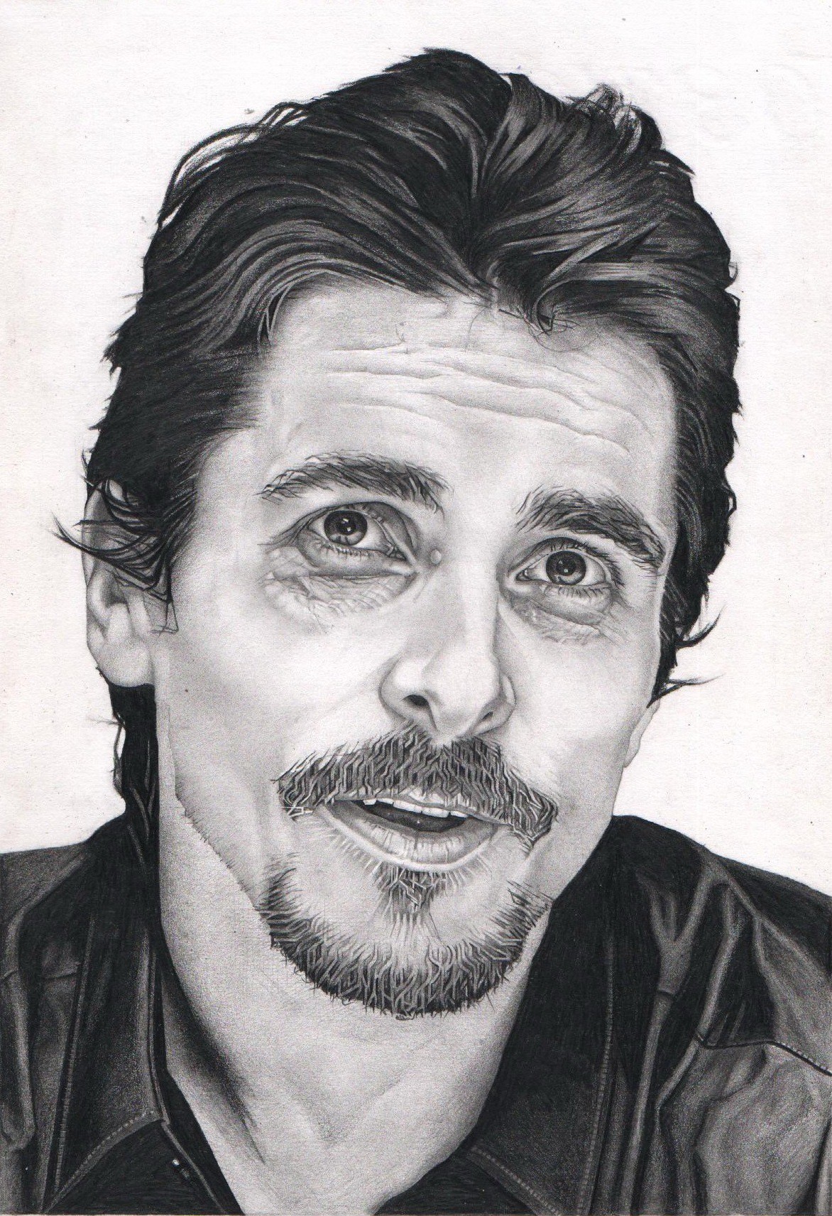 Christian Bale Drawing Image - Drawing Skill