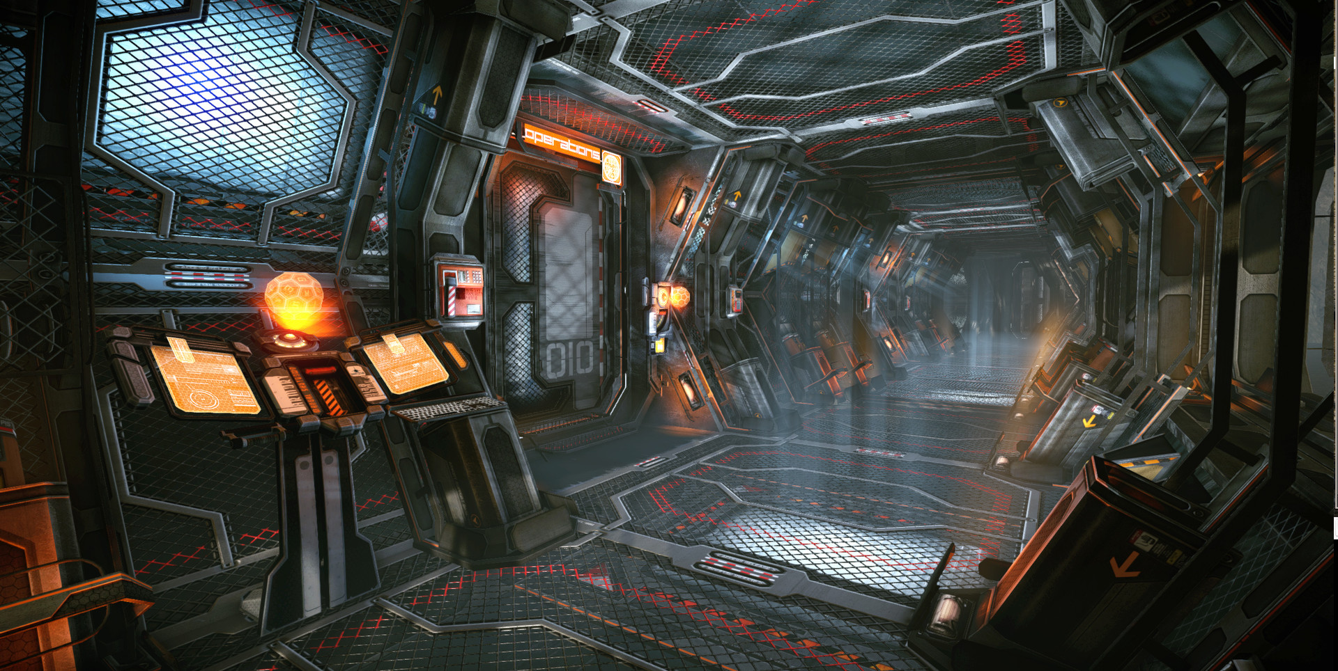 Artstation Evolve Look Dev Armory Interior Matt Olson