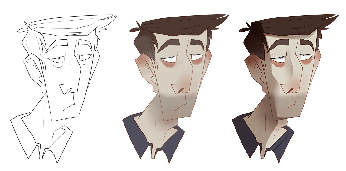Marie razny chara design man2