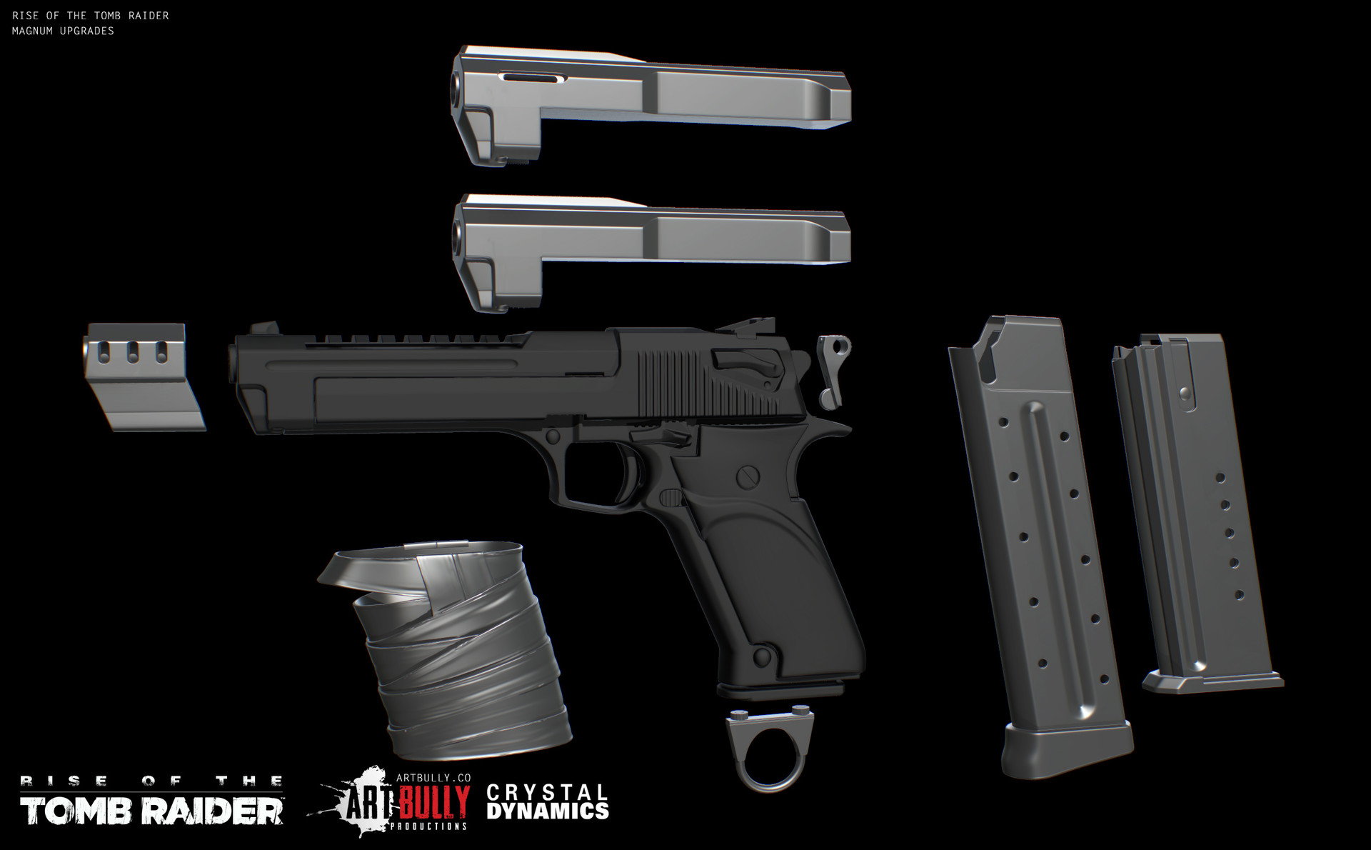 Artstation Rise Of The Tomb Raider Weapons Art Bully