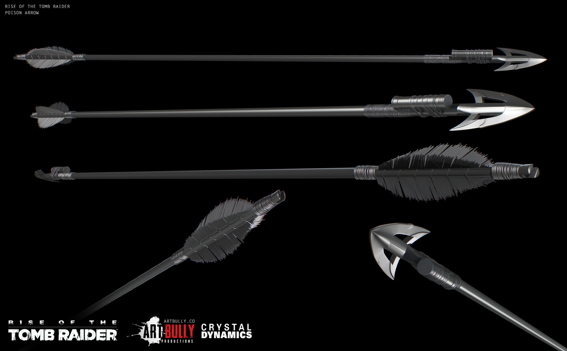 Art Bully Productions Rise of the Tomb Raider Arrows