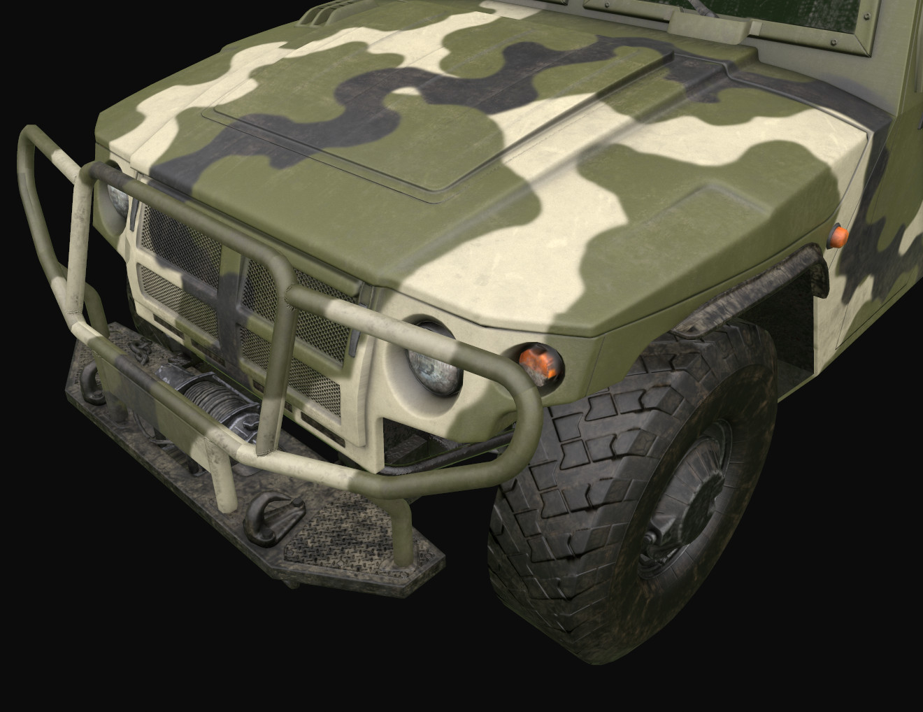 ГАЗ 2330 тигр Camouflage