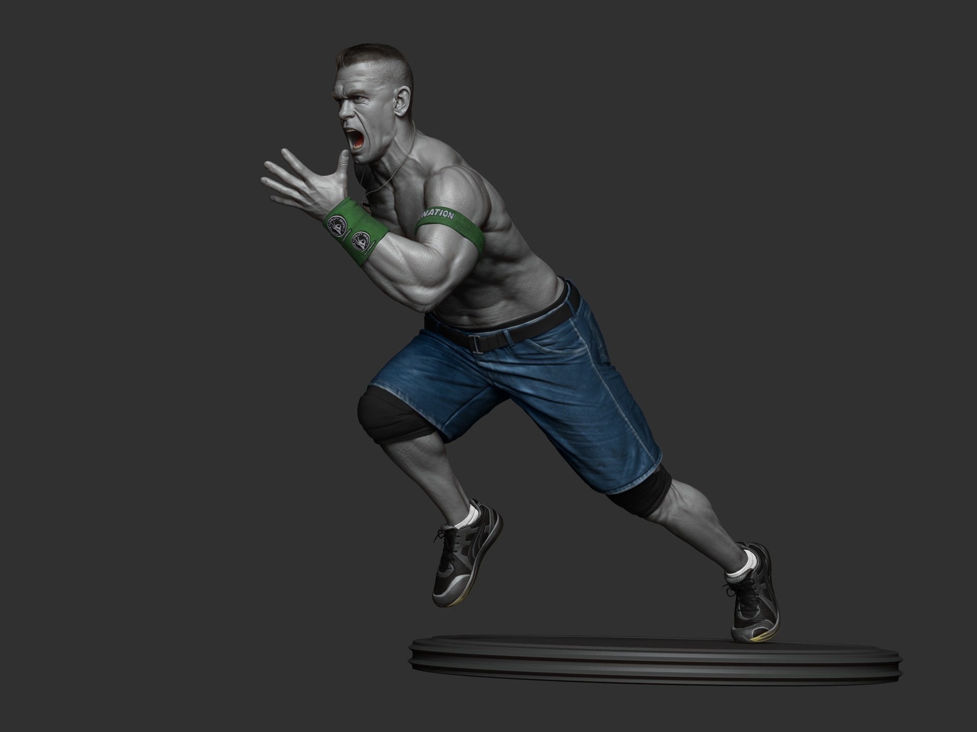 Artstation John Cena Done For Wwe Hossein Diba