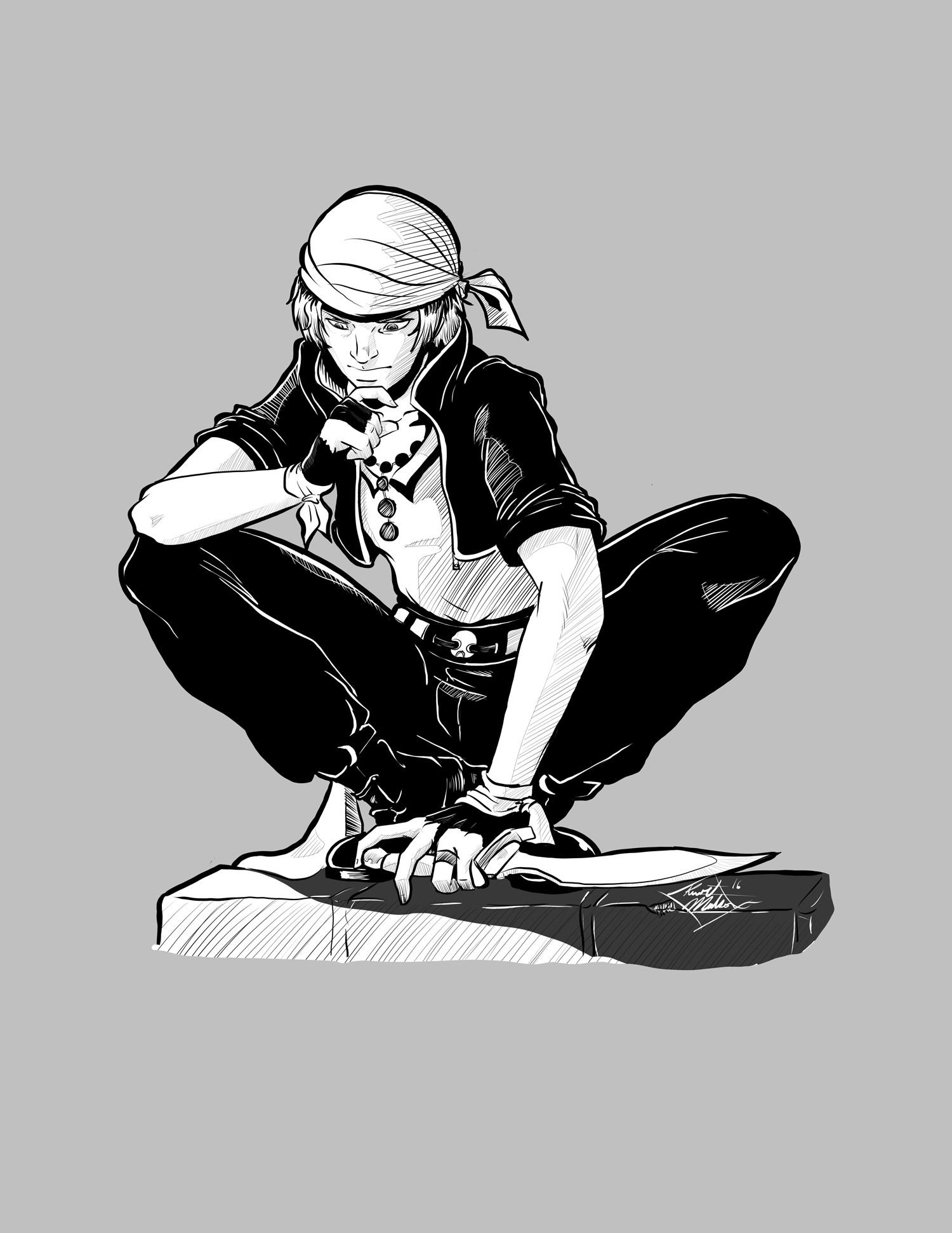 Final Fantasy Locke Sprite