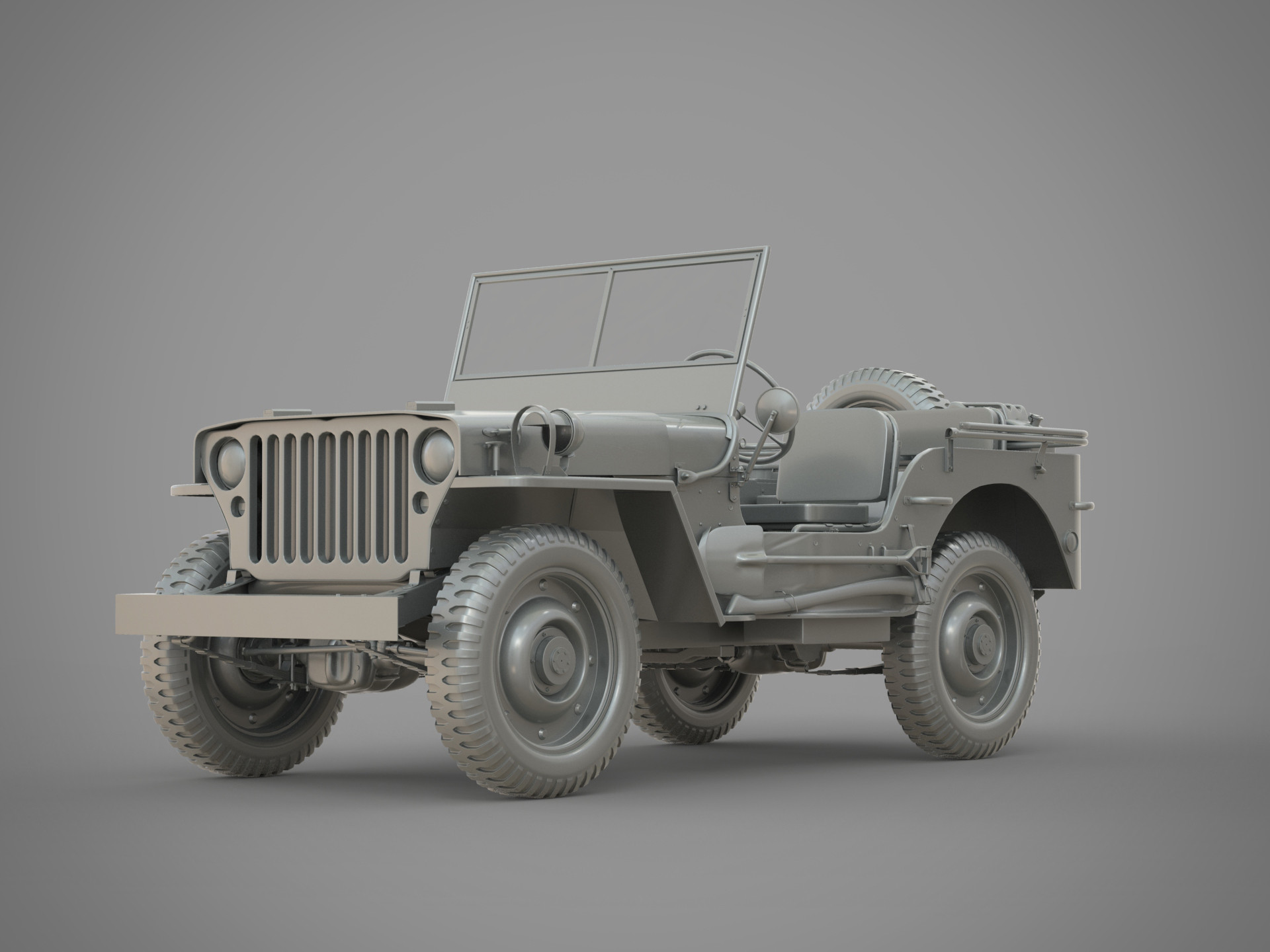 Willys MB U.S. Army Jeep.