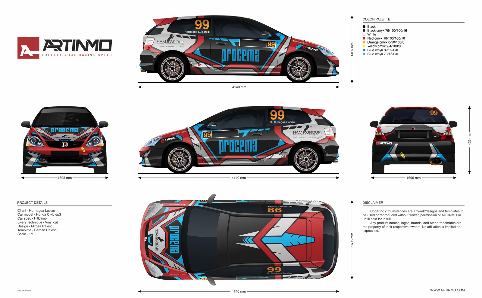 Design car livery EVO 9