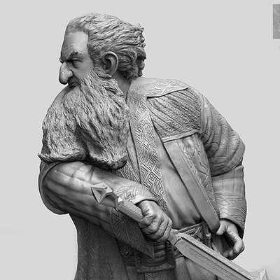 Balin the Dwarf Weta Collectible sculpt
