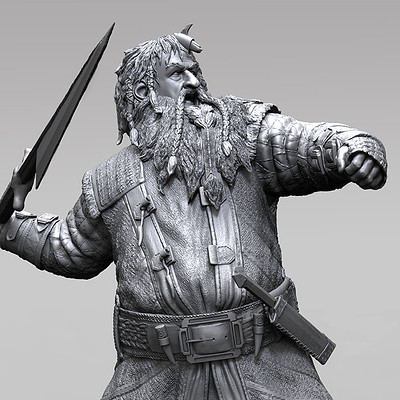 Bifur the Dwarf; Weta Collectible sculpt 