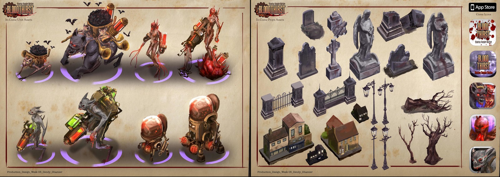 In-Game assets, props and icon design.