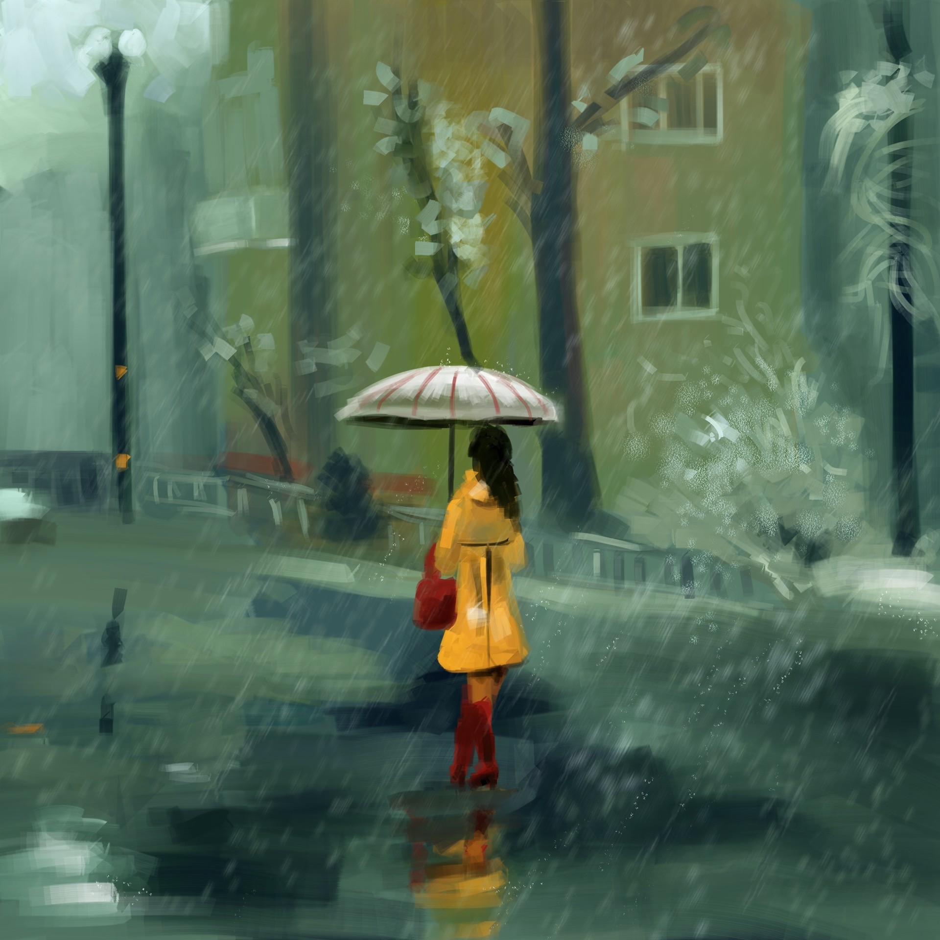 ArtStation - Rainy day