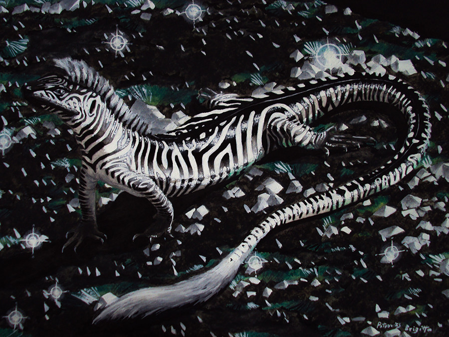 ArtStation - Zebra-lizard