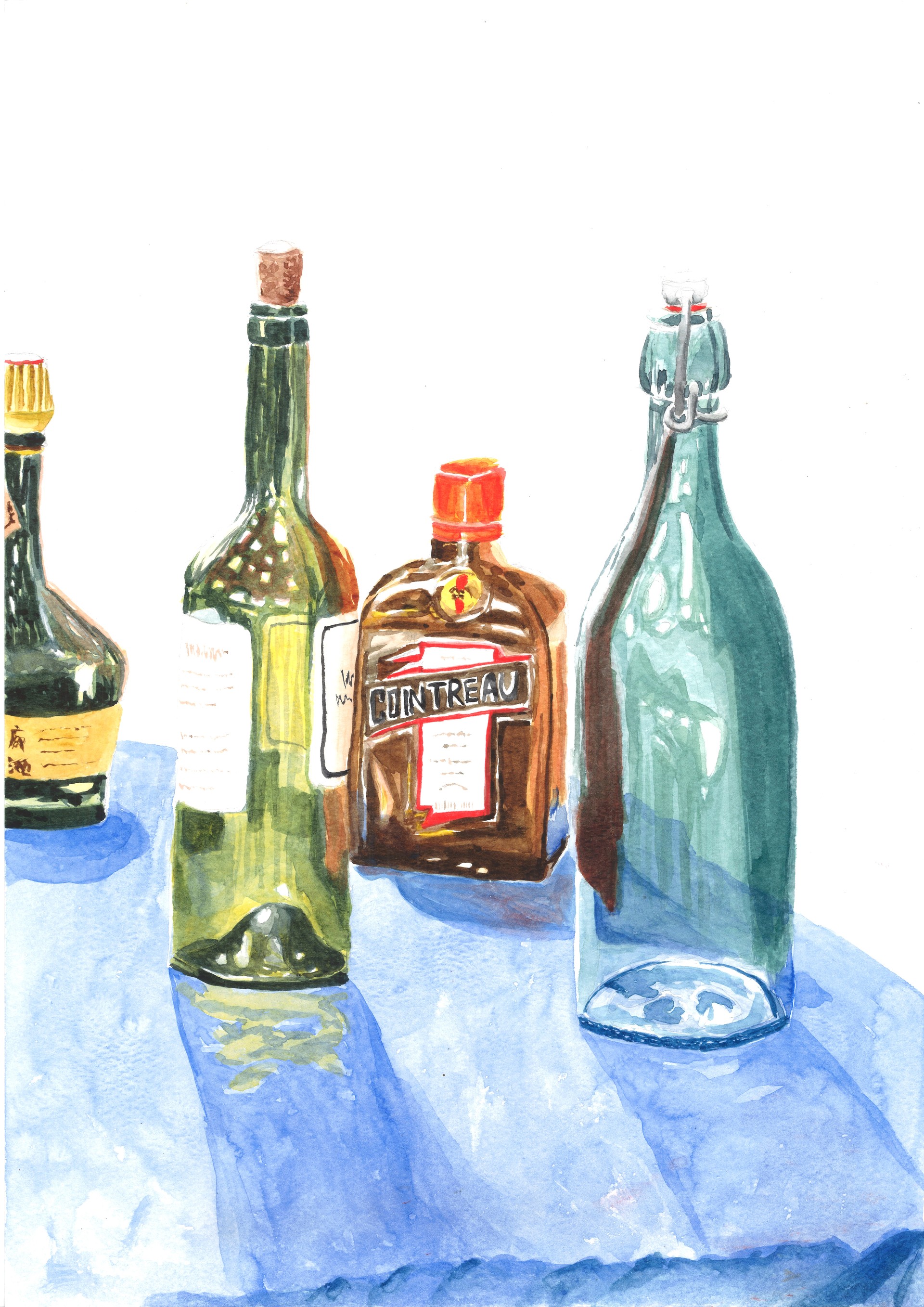 Artstation Still Life Water Colour Painting Glass Bottles Yeo Hoe Hiong Popular still life water painting of good quality and at affordable prices you can buy on aliexpress. glass bottles yeo hoe hiong