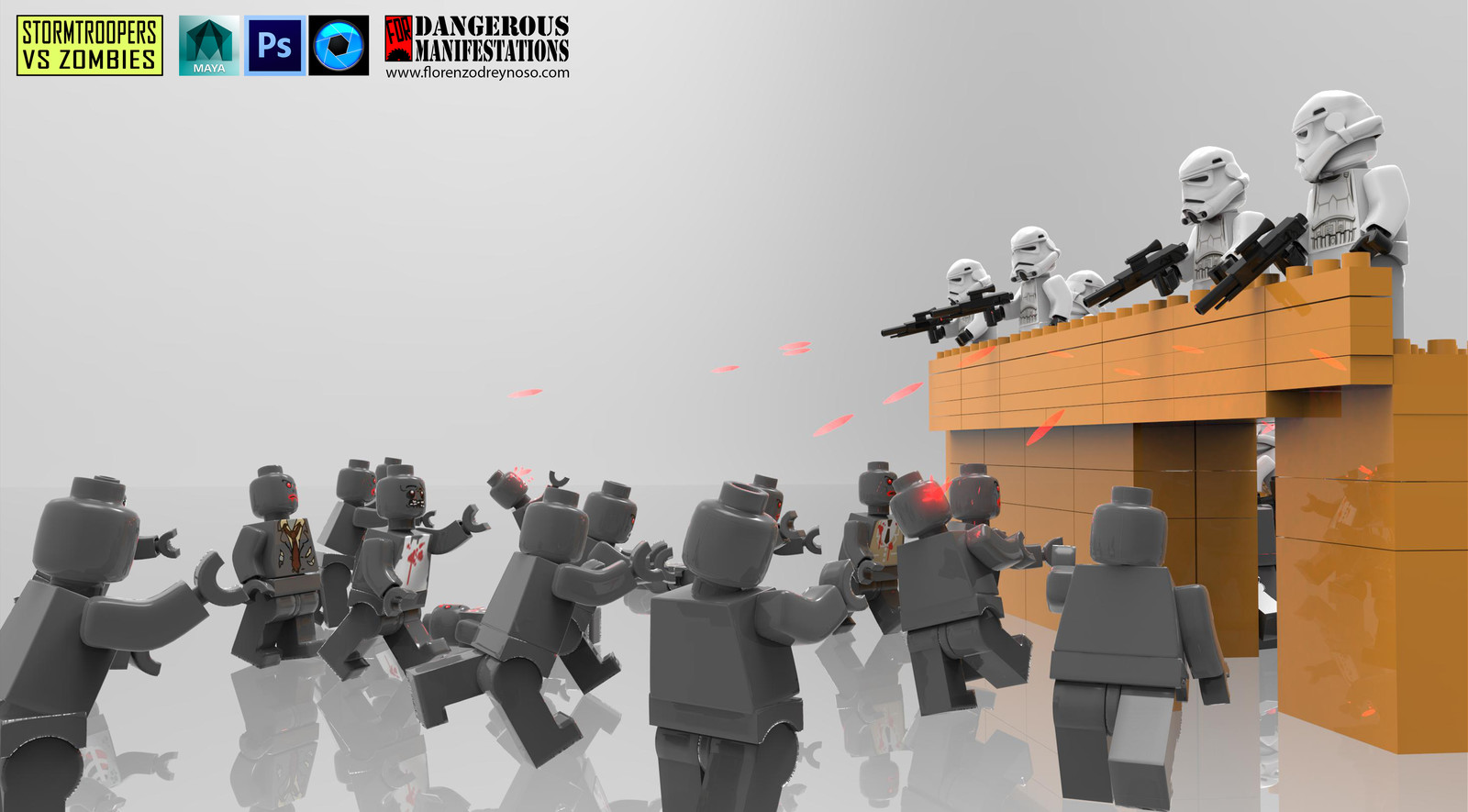 lego zombie army