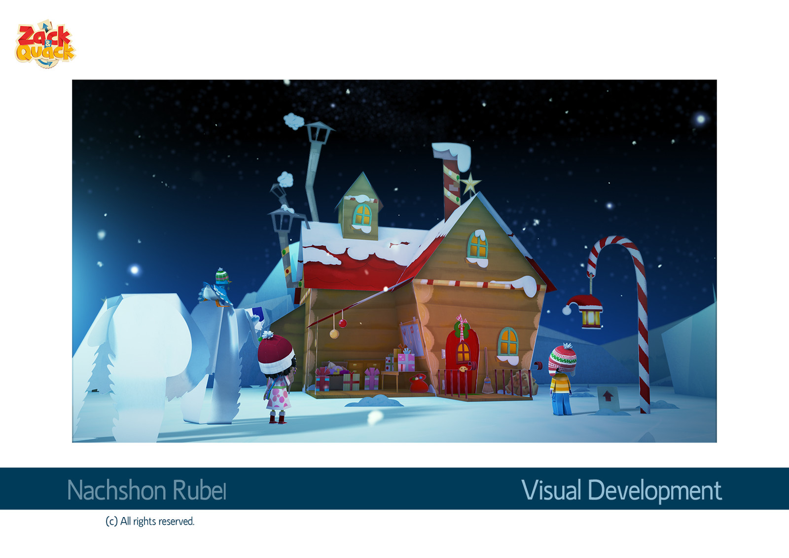 Santa's house design.