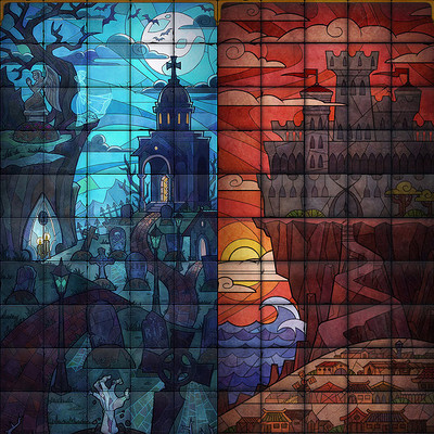 Alena medovnikova stained glass 2 for evilibrium