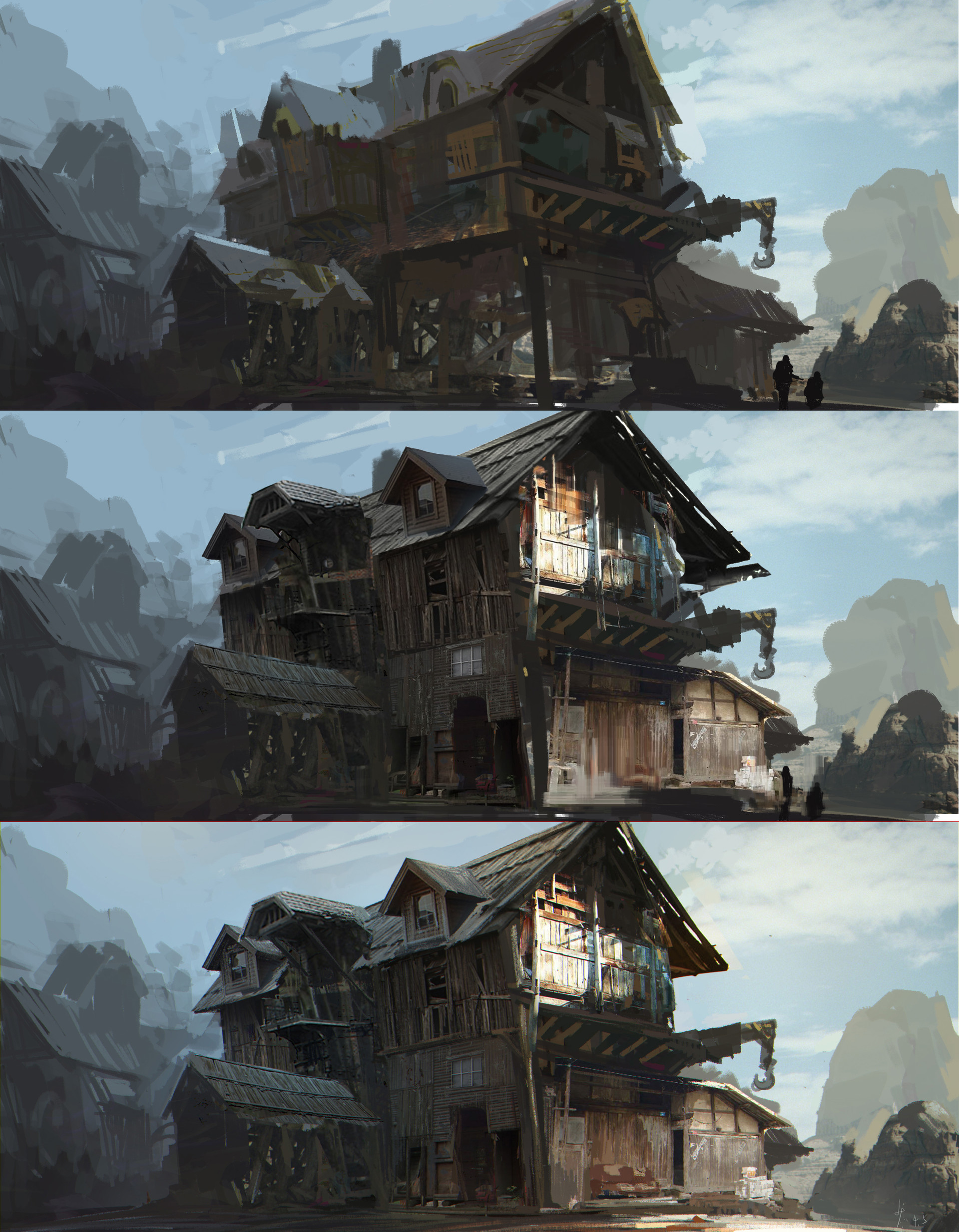 ArtStation - 《Save house》－－－skatch