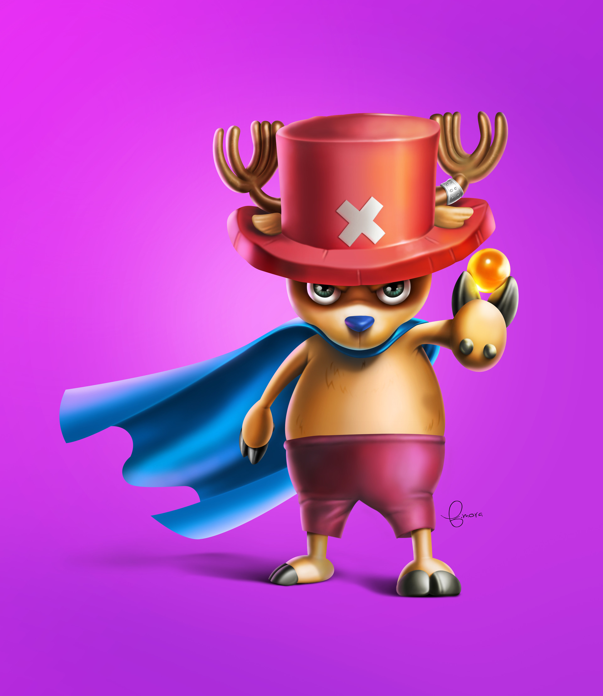 Artstation One Piece Characters Painting Fernando Mora