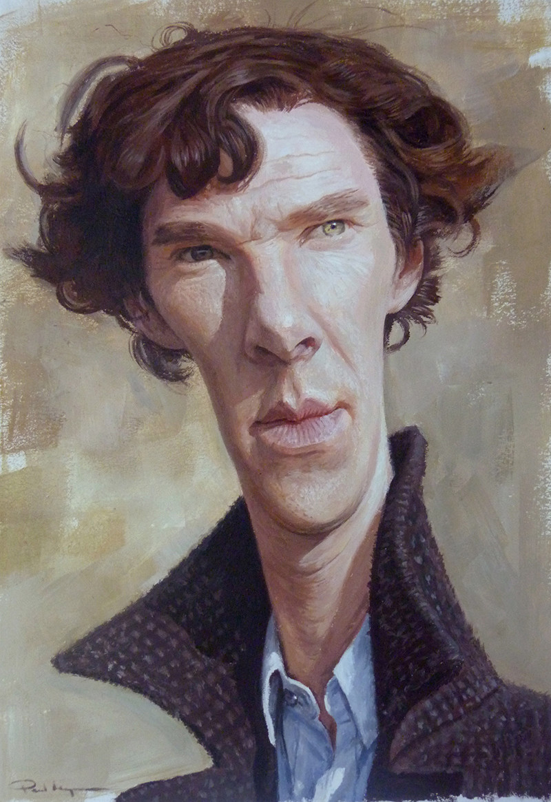 Artstation Benedict Cumberbatch Acrylic On Paper Paul Moyse