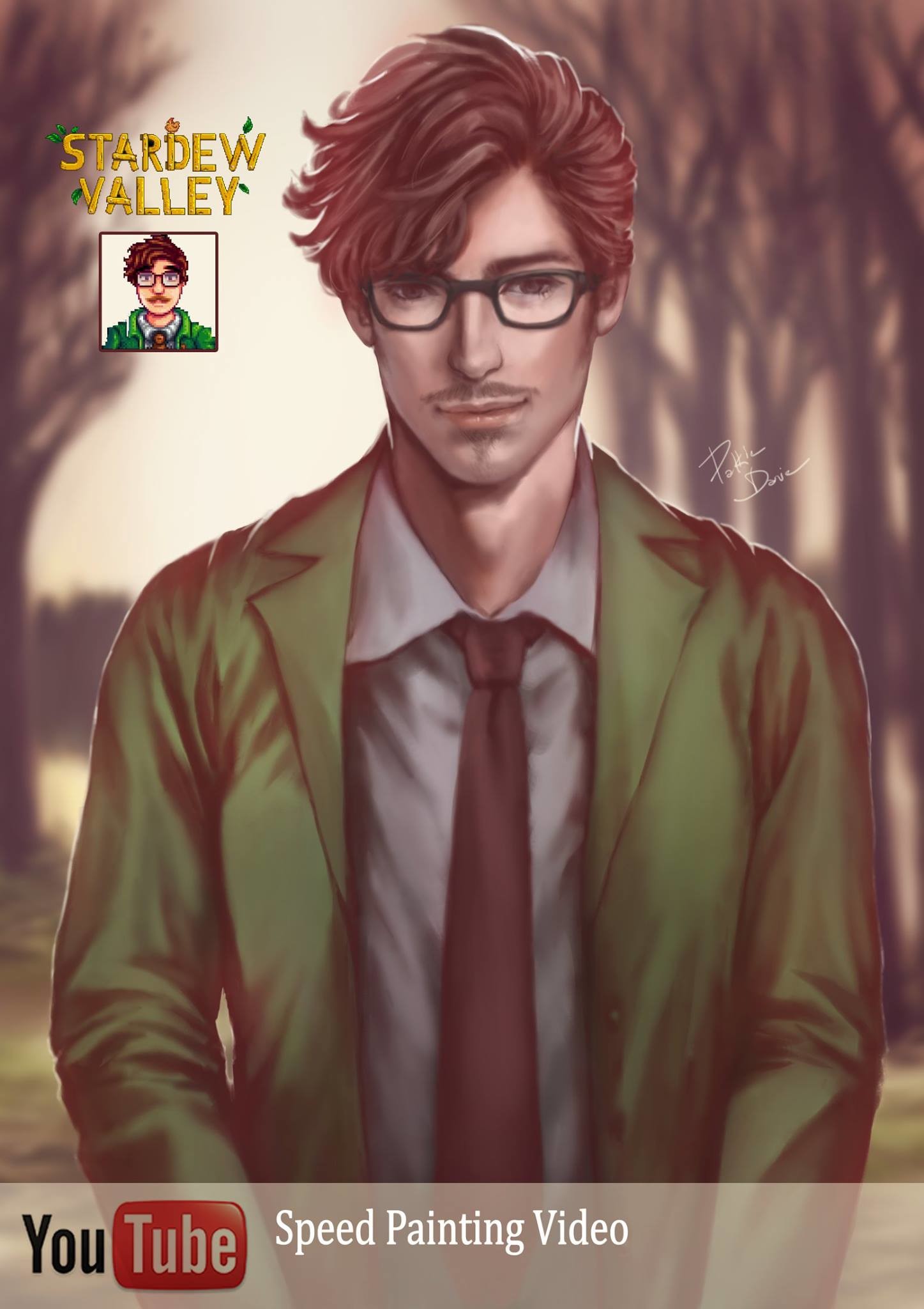 Artstation Harvey Stardew Valley Pakkie Davie