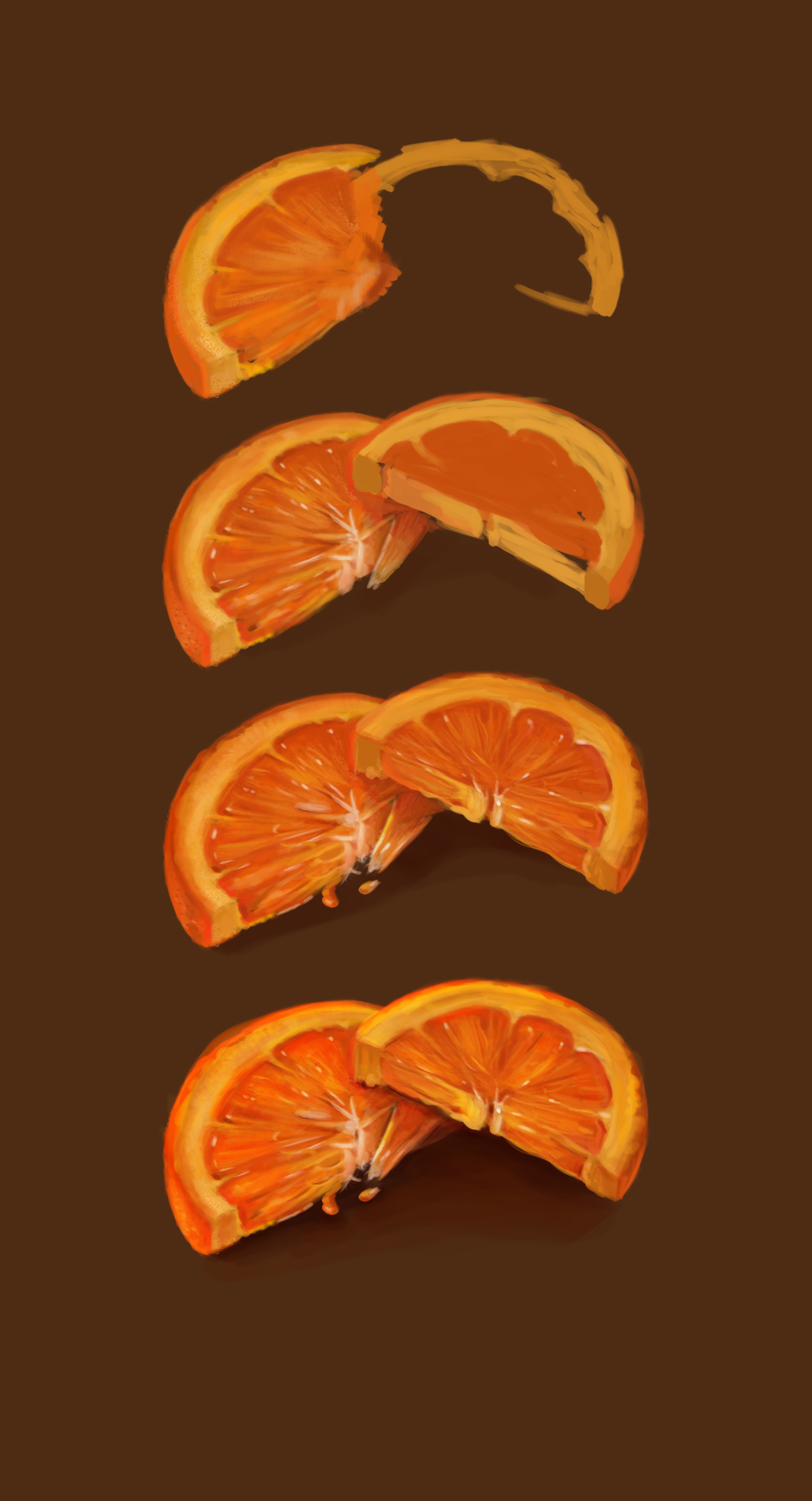 Artstation Orange Paint Tutorial Alnoor Digital Artist