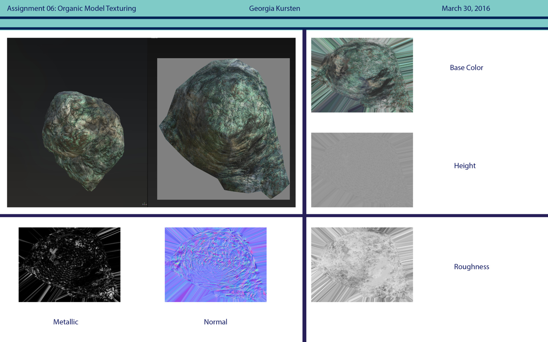 Artstation Organic Model Texturing