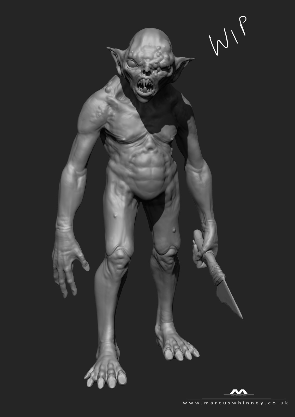 Mountian Goblin The Hobbit (Fan Art) 